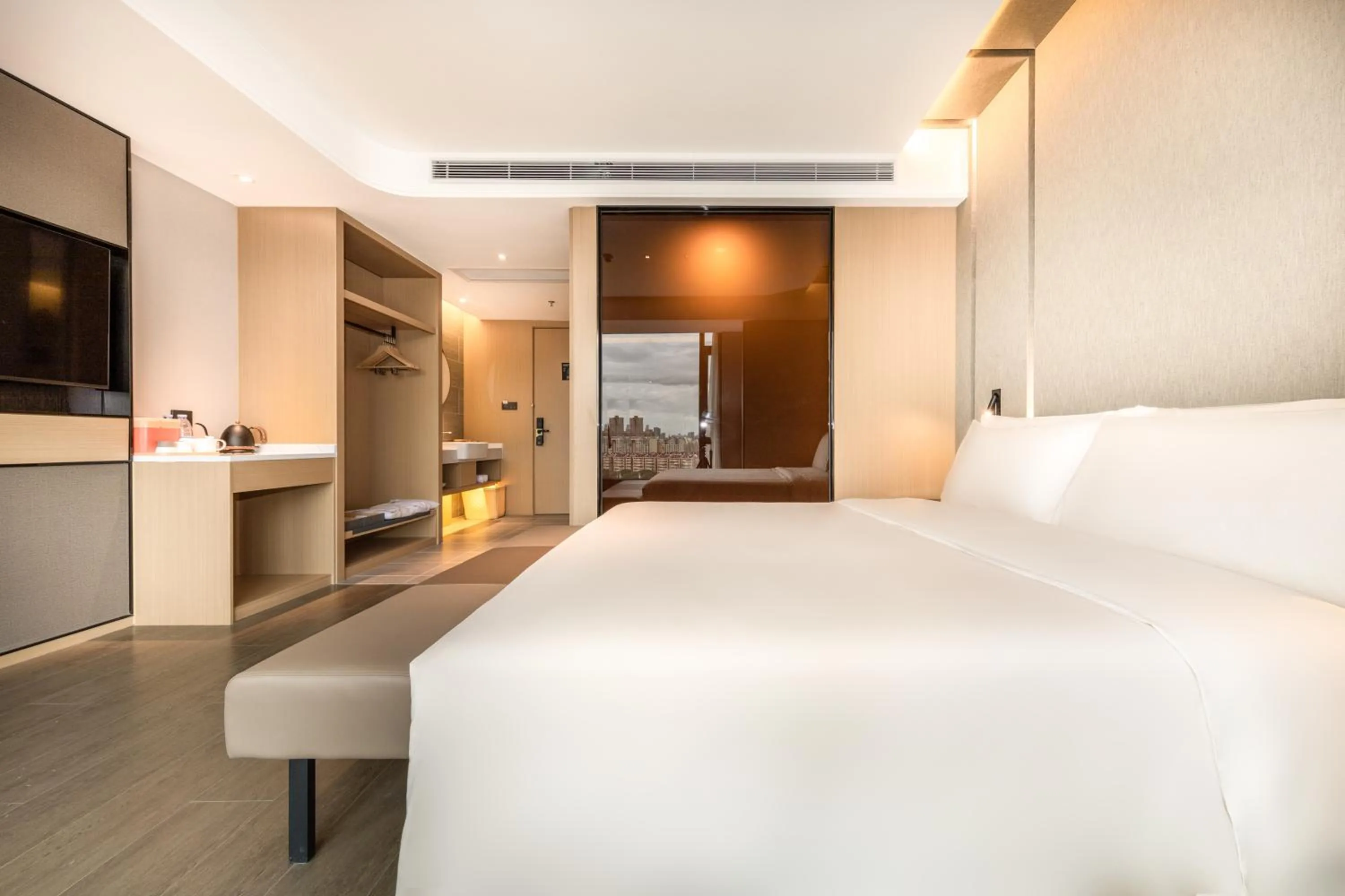 Property building, Bed in Atour Hotel Zhuhai Gongbei Fuhuali