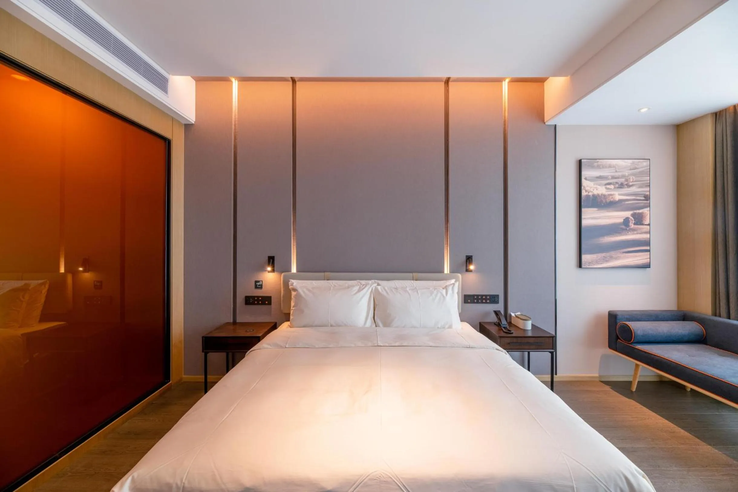 Bedroom, Bed in Atour Hotel Huizhou Zhongkai Tianyi