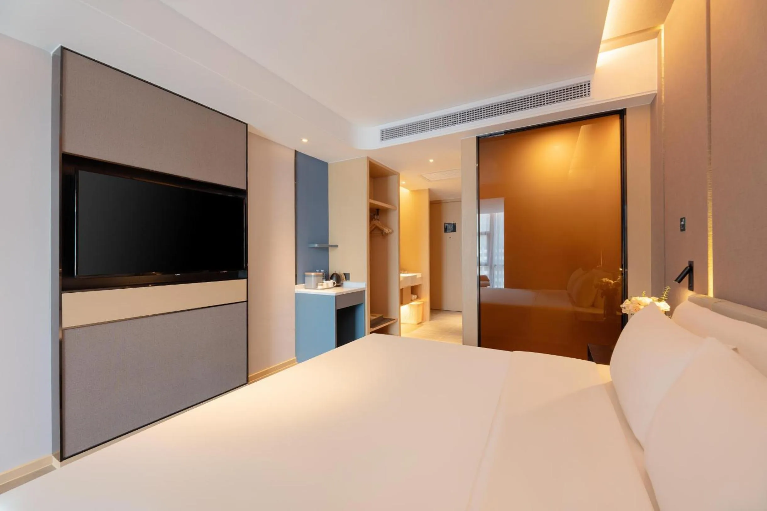 Bed in Atour Hotel Nanning Wuxiang Headquarter Base