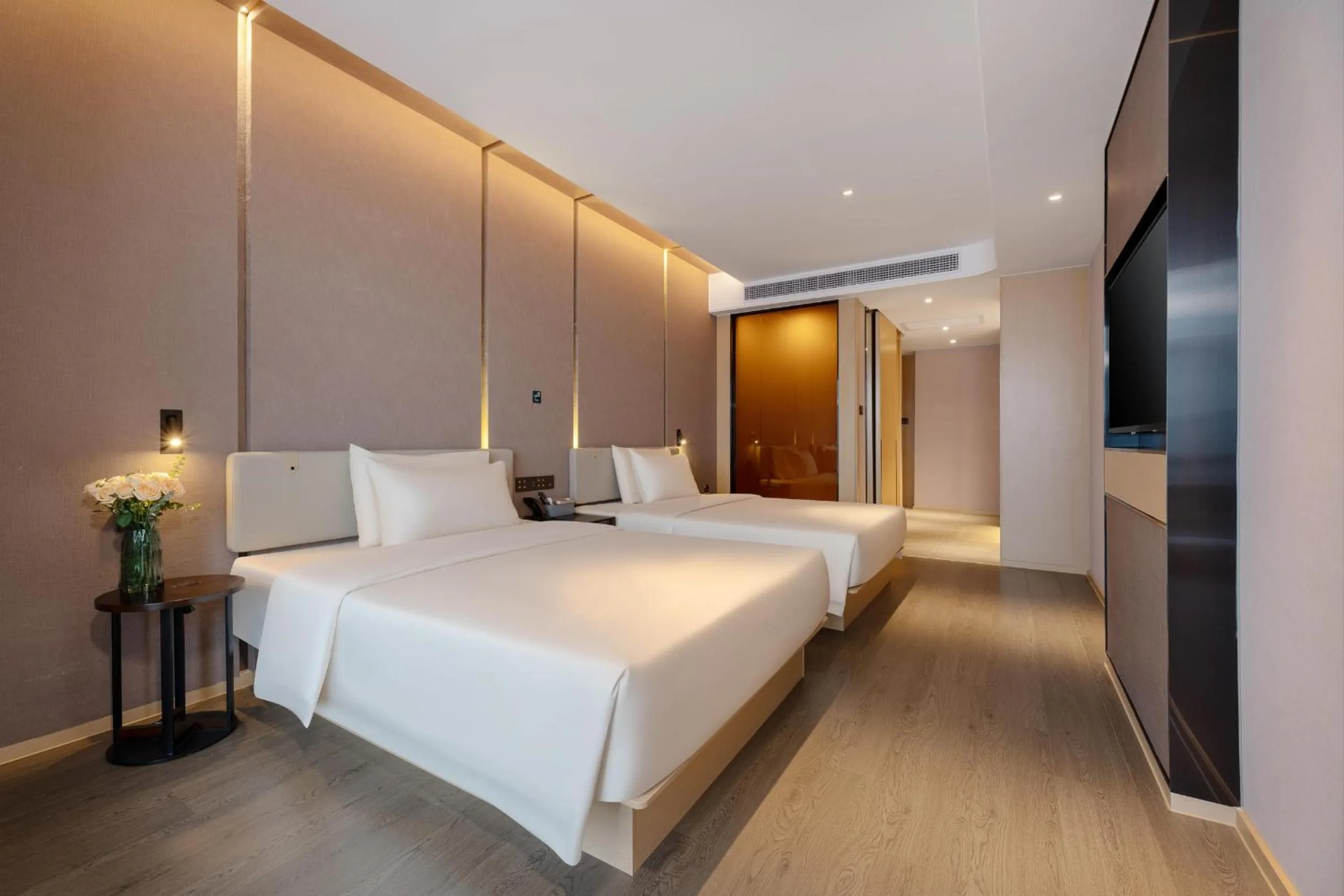 Bed in Atour Hotel Nanning Wuxiang Headquarter Base
