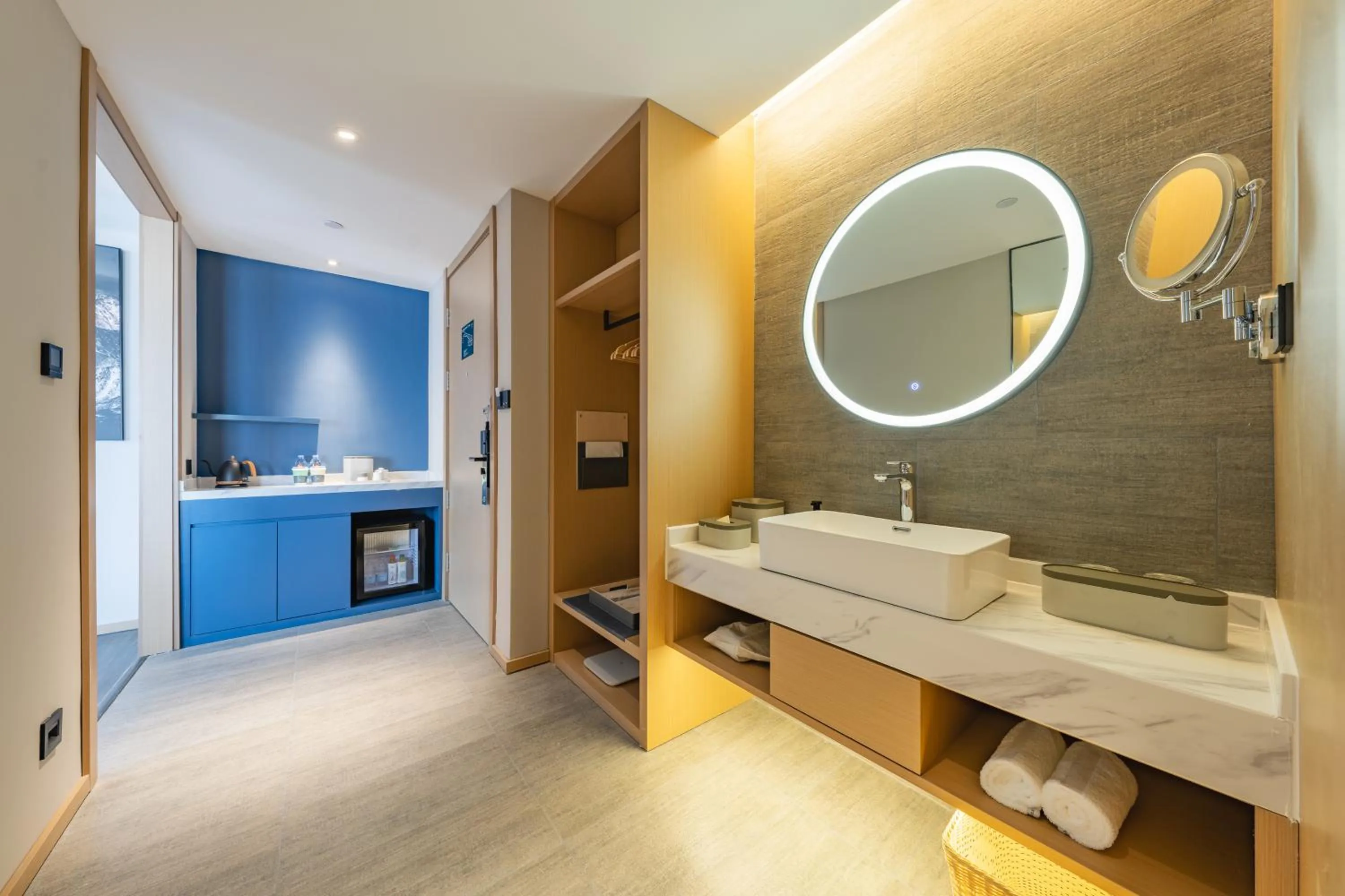 Bathroom in 重庆西站站前广场亚朵酒店