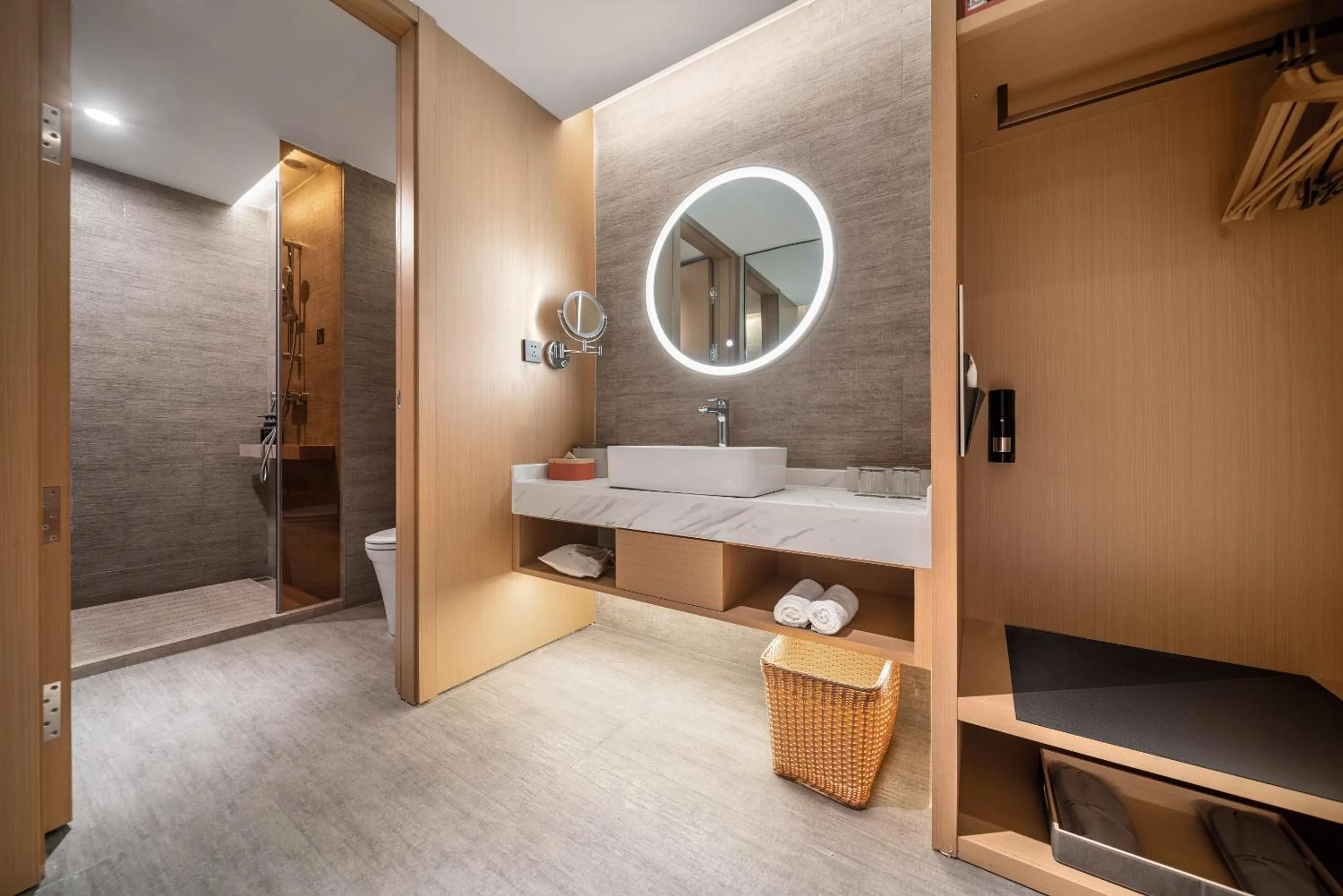 Shower in 重庆西站站前广场亚朵酒店