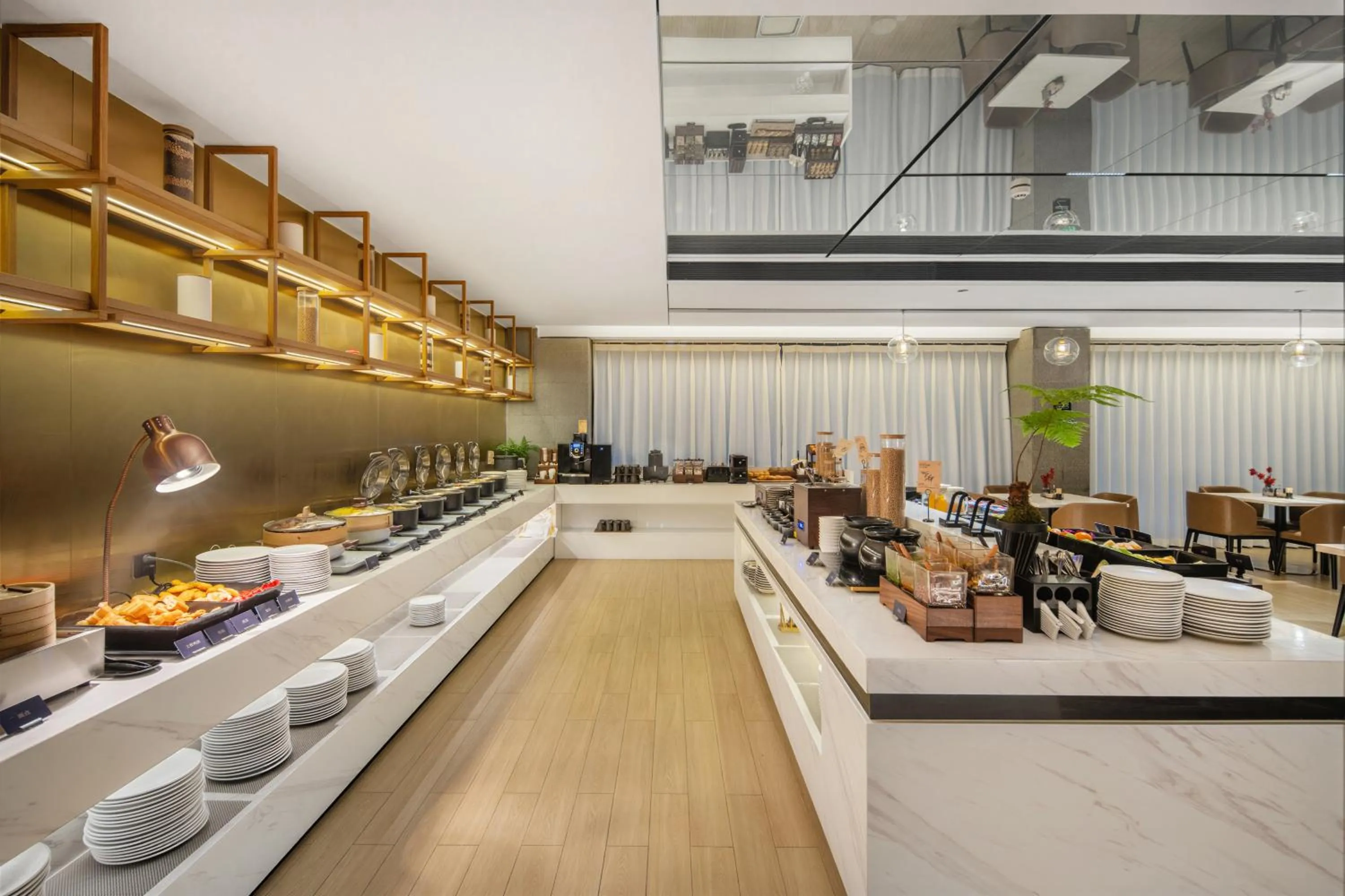 Buffet breakfast in 重庆西站站前广场亚朵酒店