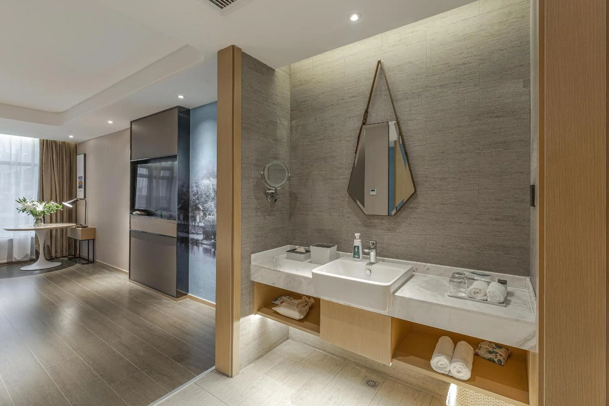 Shower in Atour Hotel Chengdu North Renmin Road