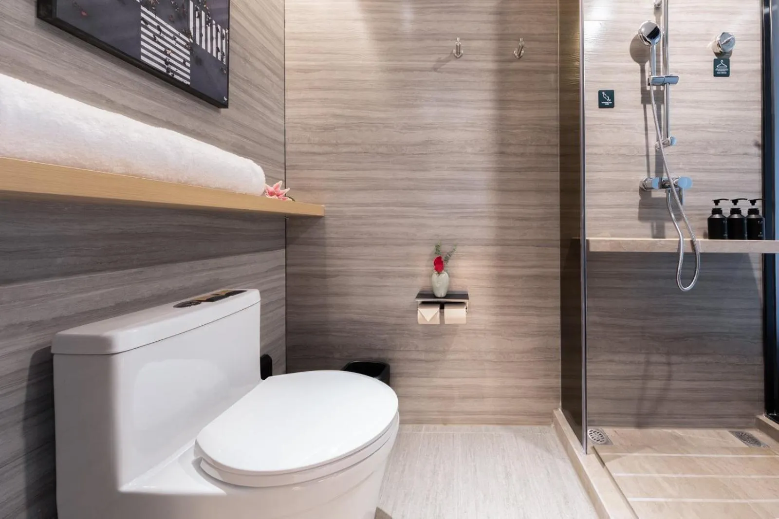 Toilet in Chengdu Consulate Road, Sichuan University Wangjiang Campus Atour Hotel