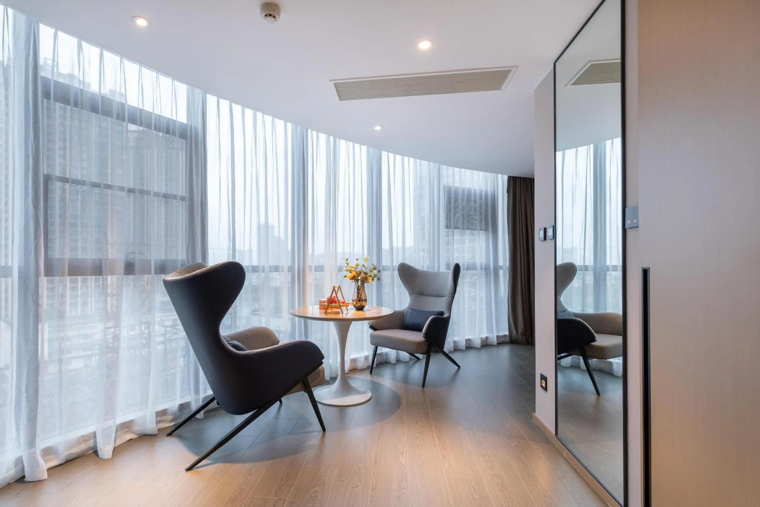 Living room in Atour Hotel Meishan Government Affairs Center