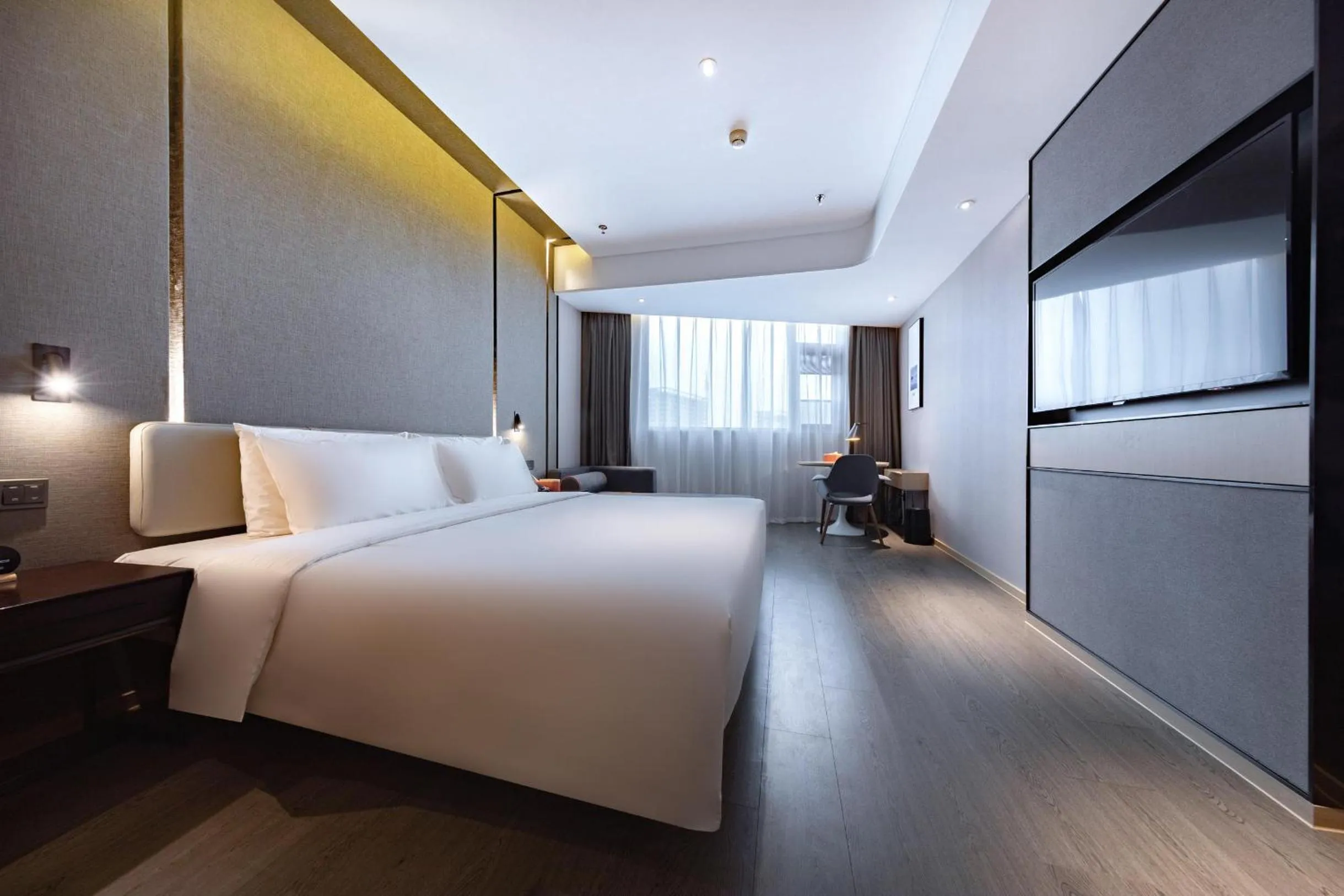 Bed in Atour Hotel Kunming Economic Development Zone