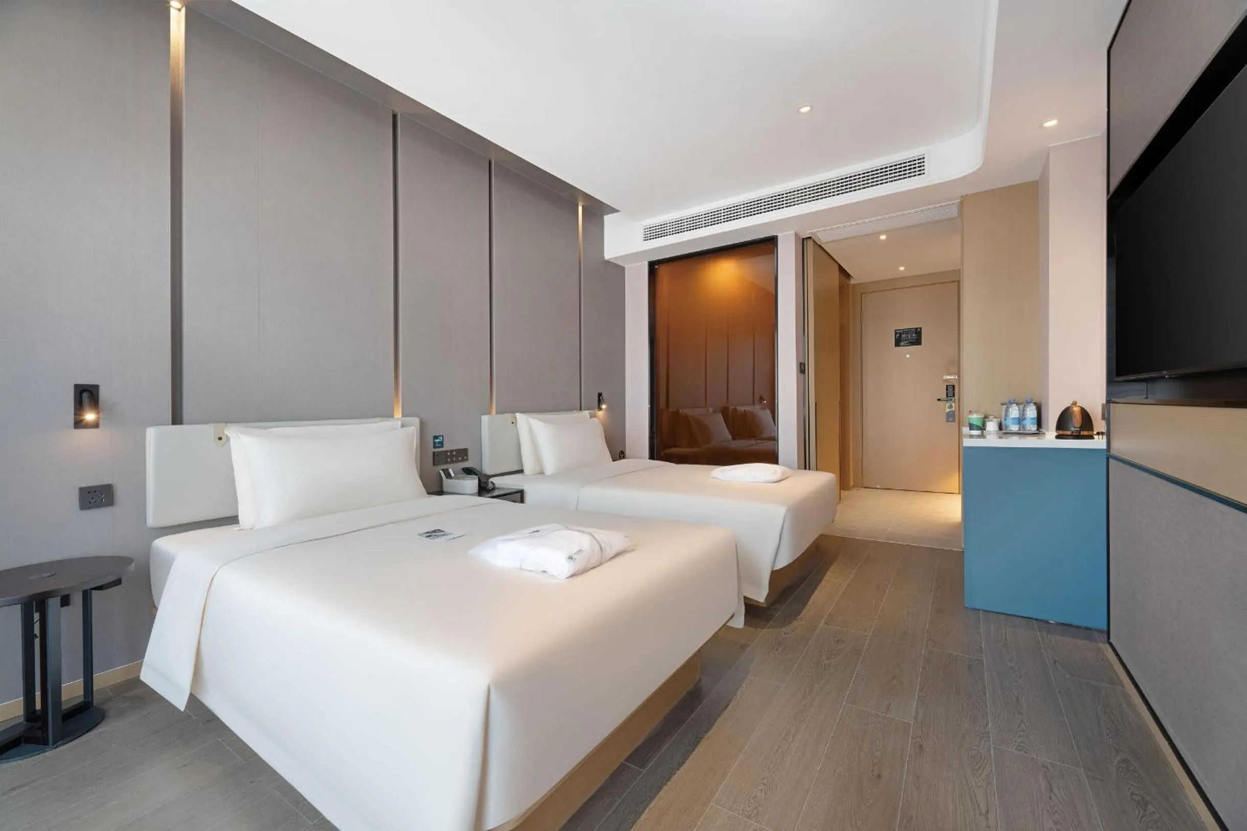 Bed in Atour Hotel Xishuangbanna Jinghong Gaozhuang Starlight Night Market