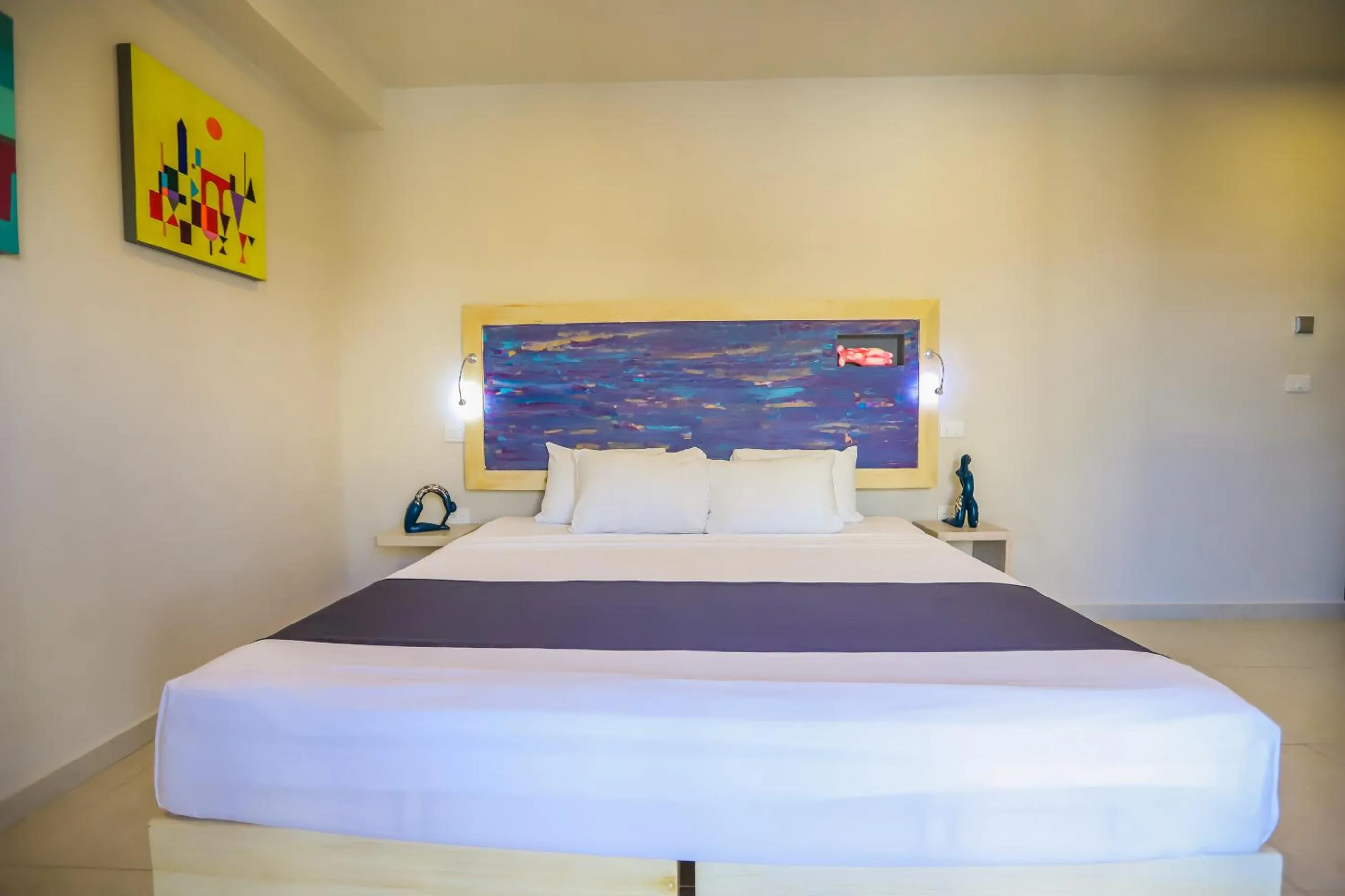 Bed in Hotel Inkanto