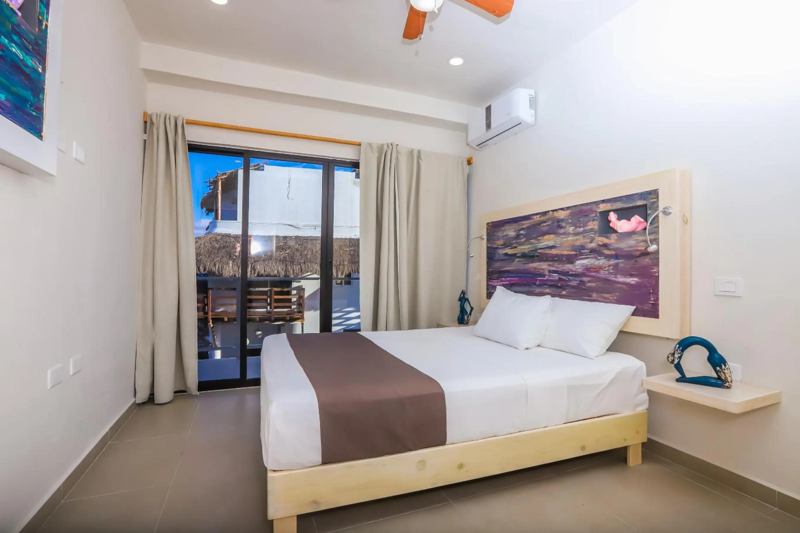 Bed in Hotel Inkanto