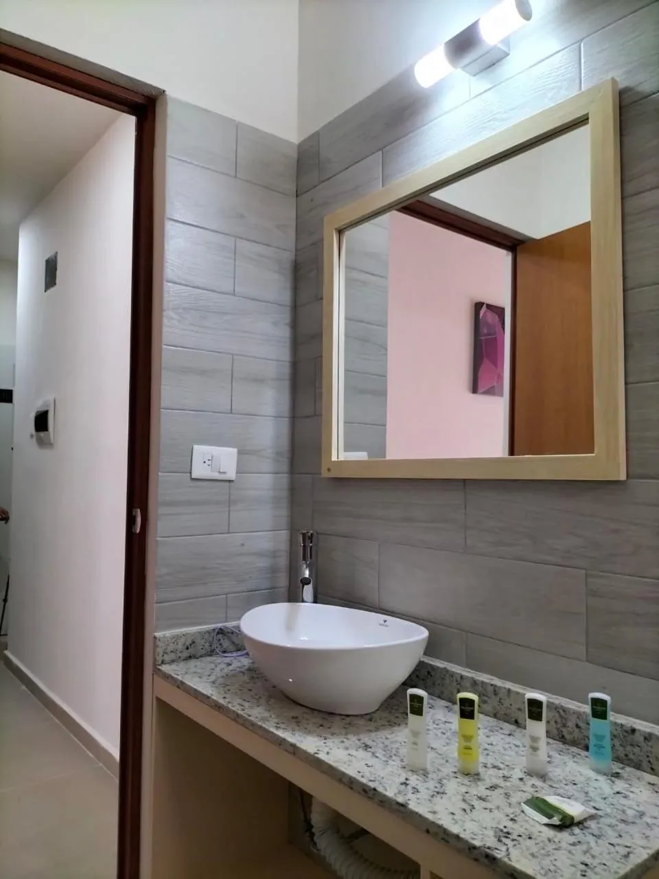 Bathroom in Hotel Inkanto