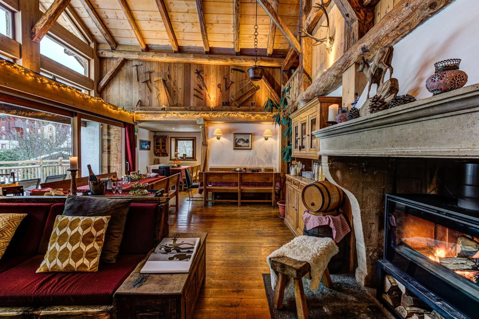 Dining area in Chalet Tissières