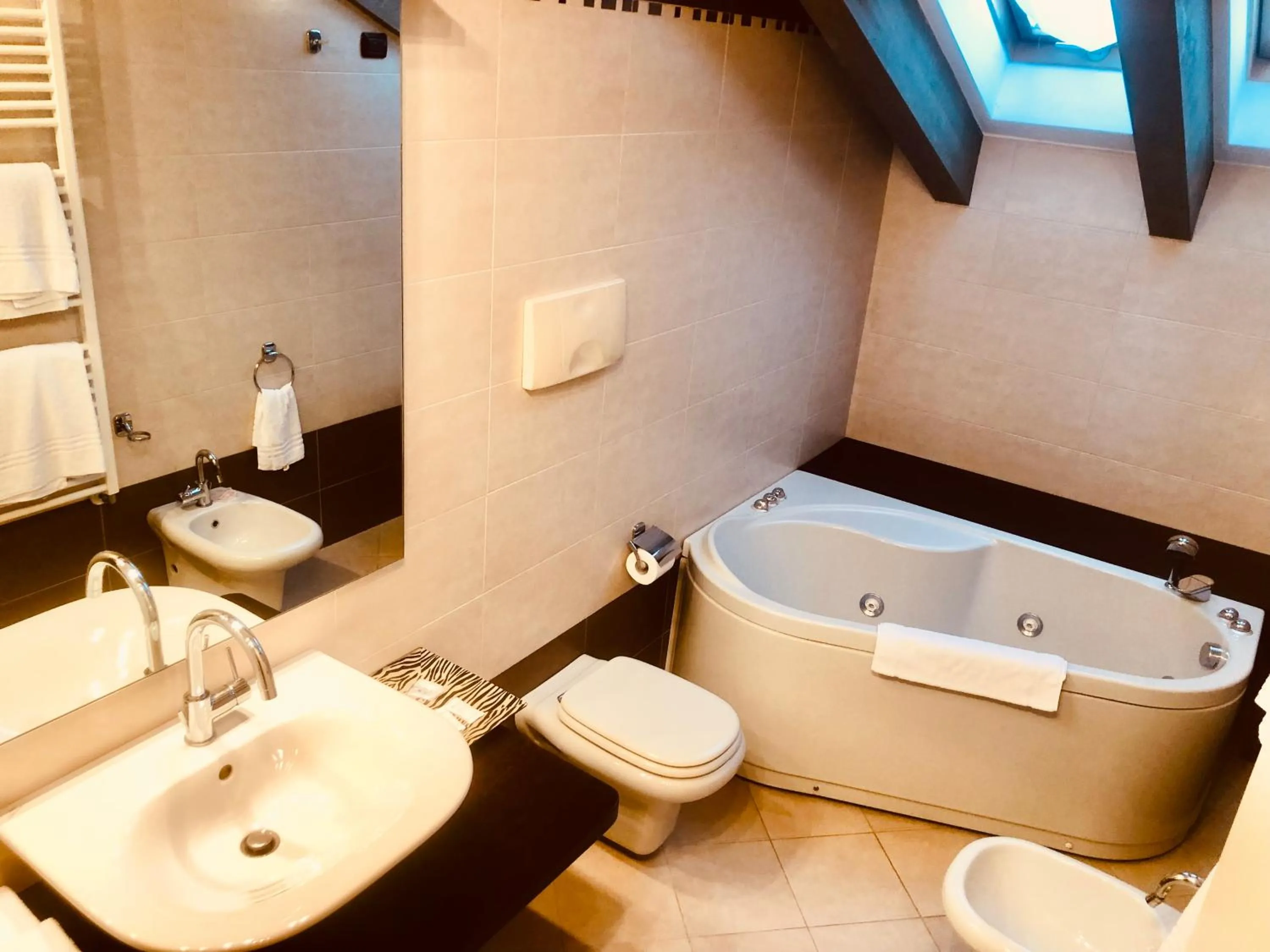 Toilet in Hotel Malpensa INN Aereoporto