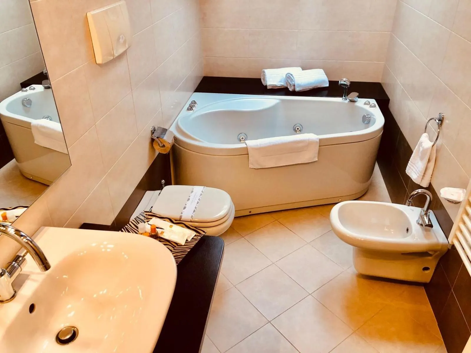 Toilet in Hotel Malpensa INN Aereoporto