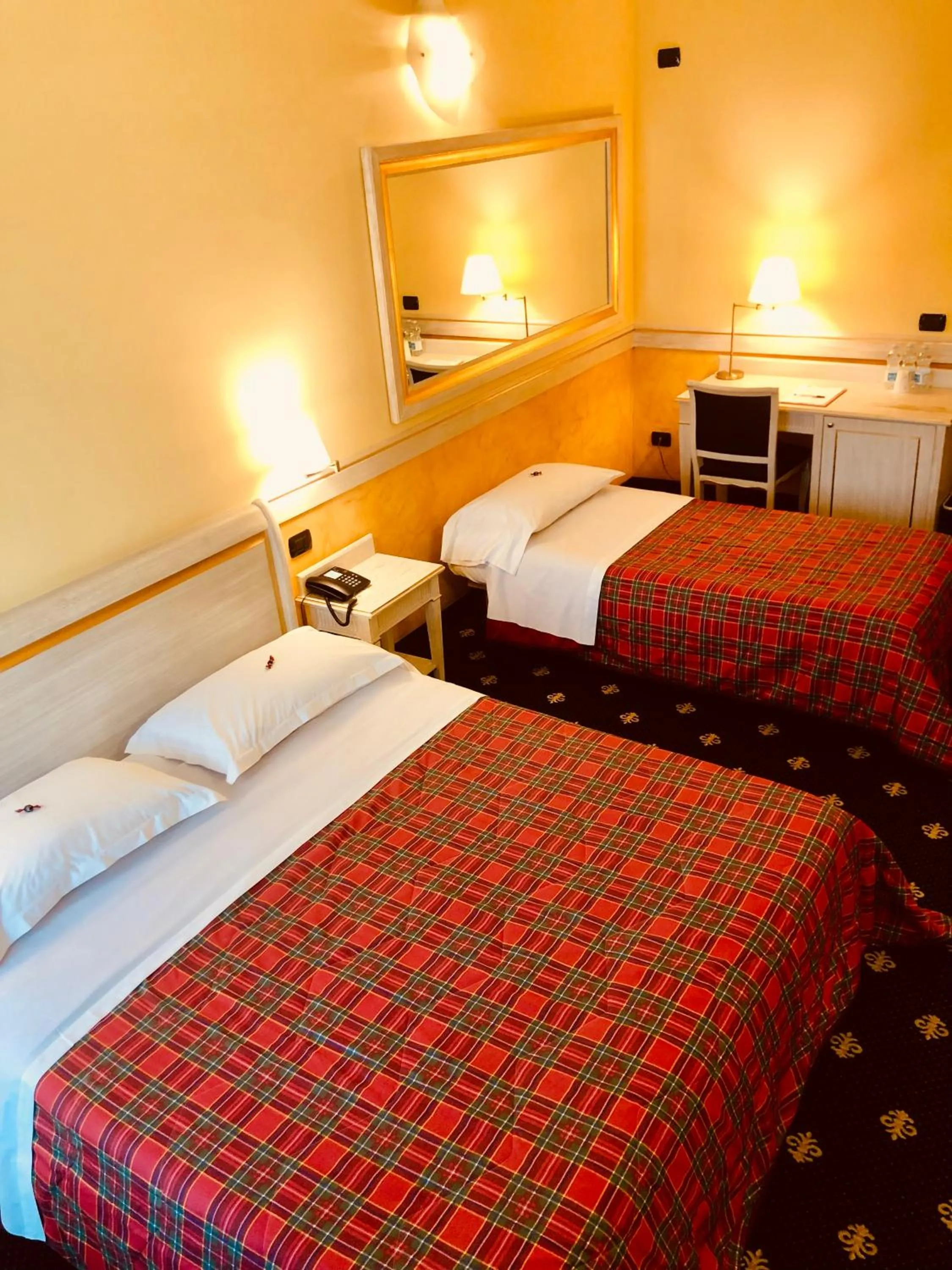 Photo of the whole room, Bed in Hotel Malpensa INN Aereoporto