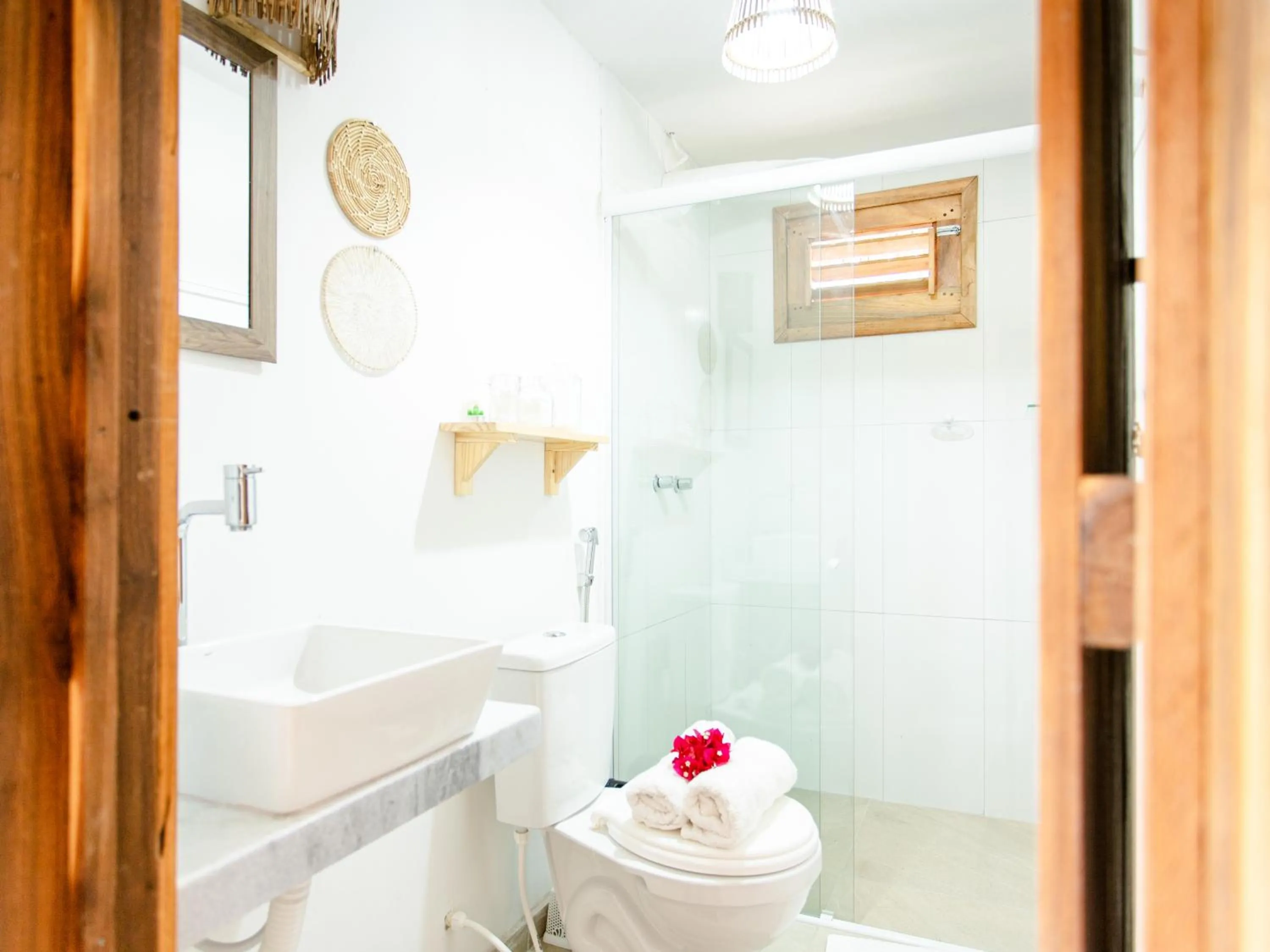 Bathroom in Chalés Caminho dos Ventos em Barrinha de Baixo, CE, 9km do Preá