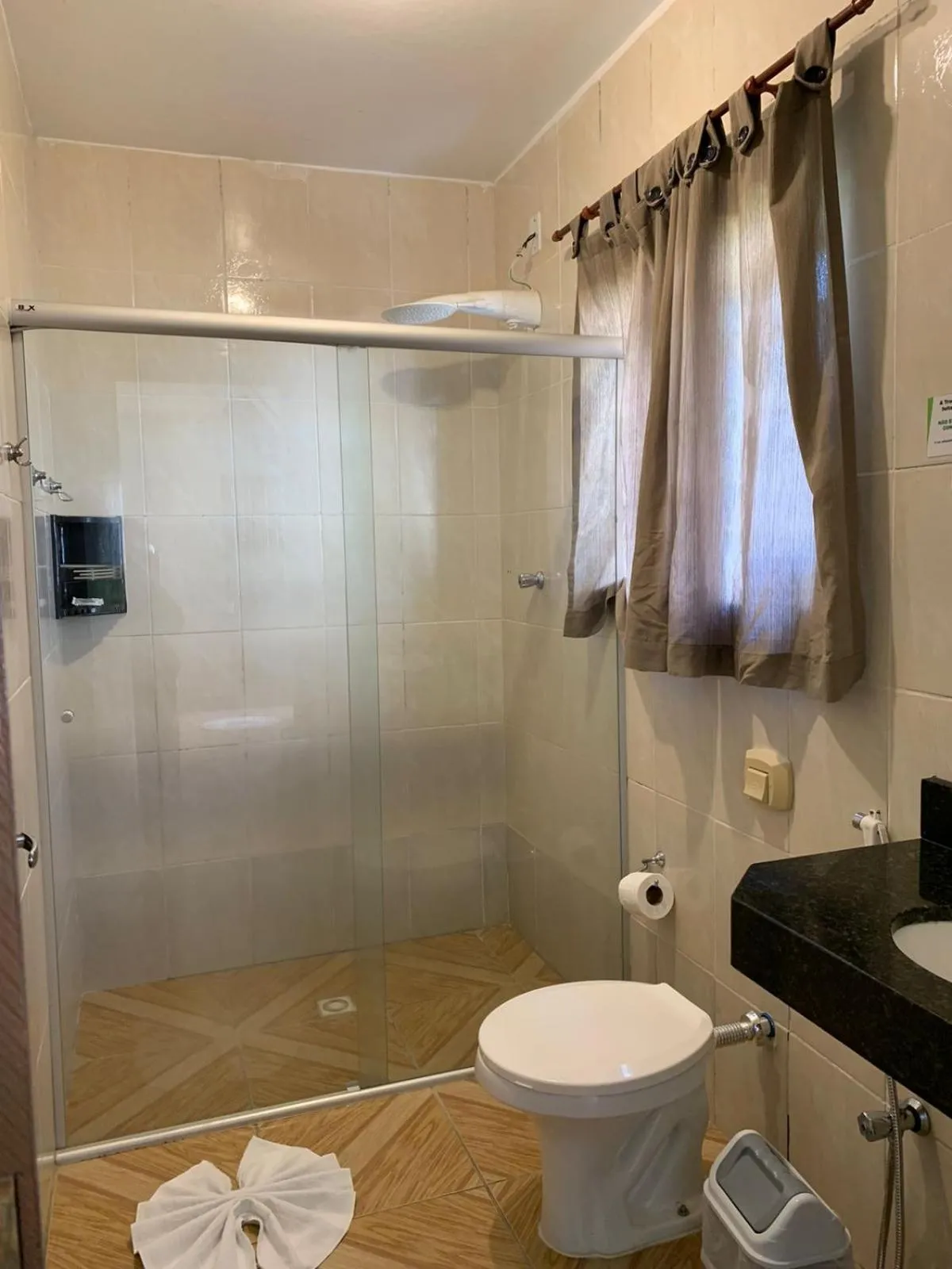 Bathroom in Pousada Vale da Montanha