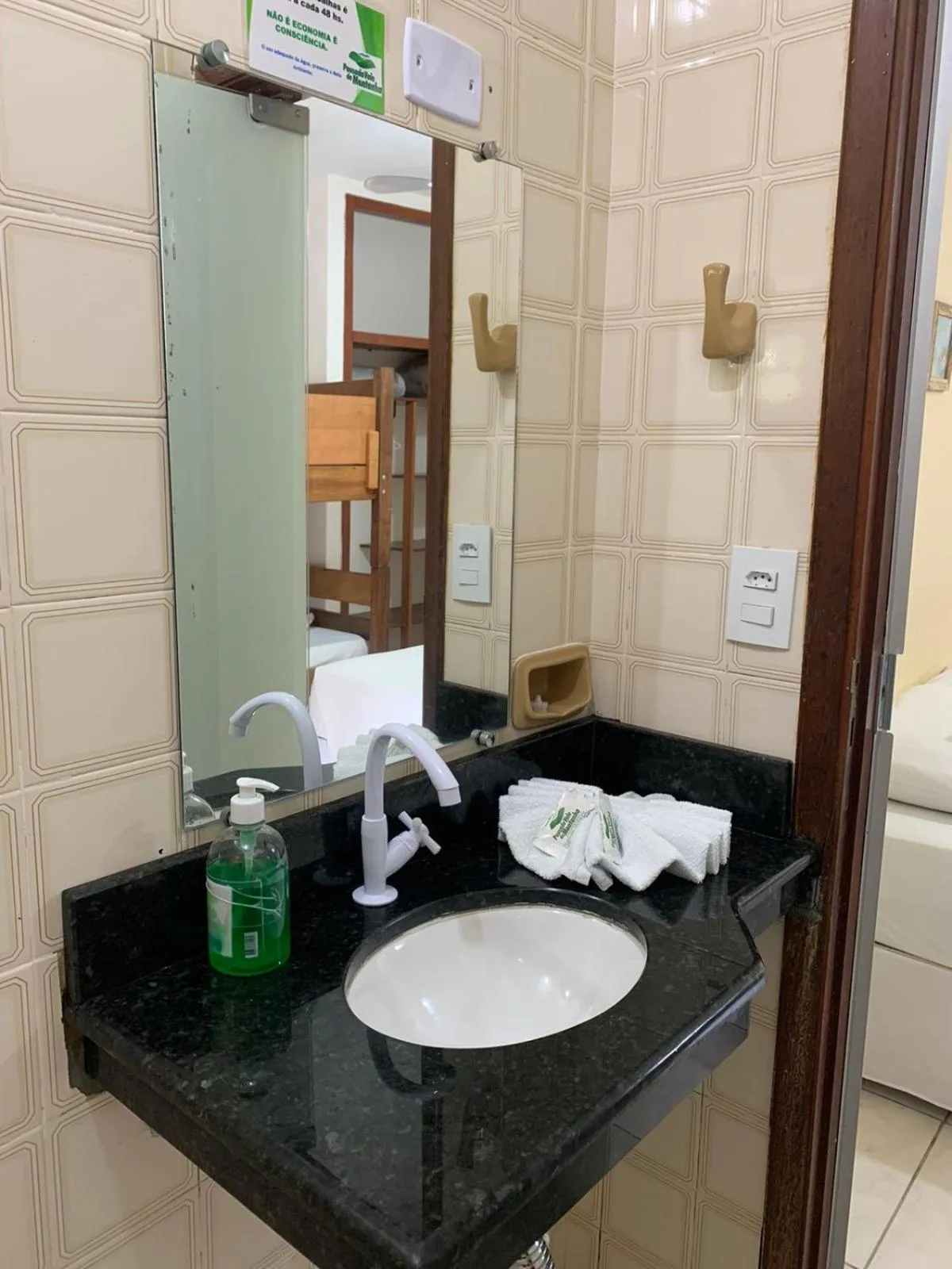 Bathroom in Pousada Vale da Montanha