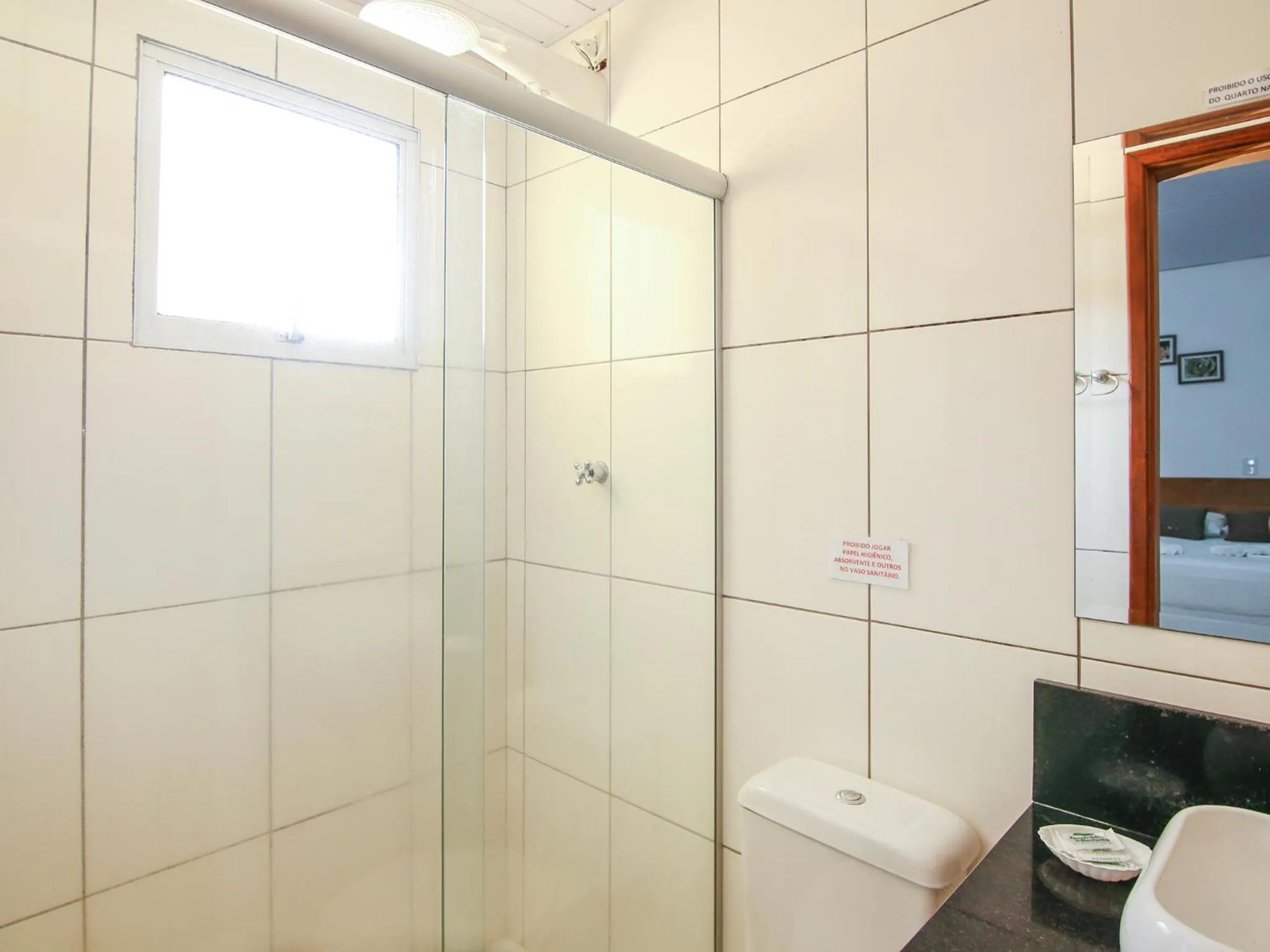 Bathroom in Pousada Vale da Montanha