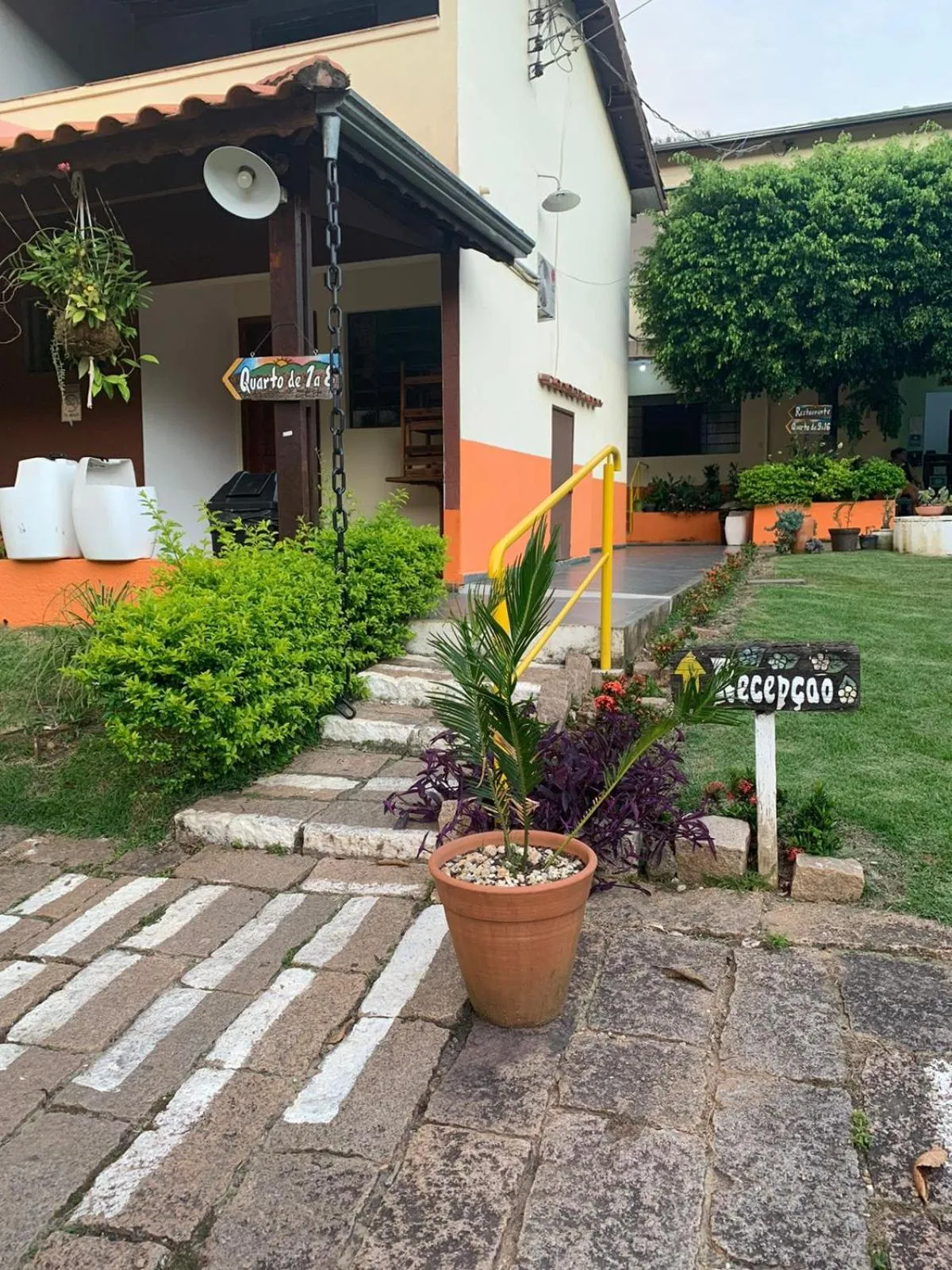 Patio in Pousada Vale da Montanha