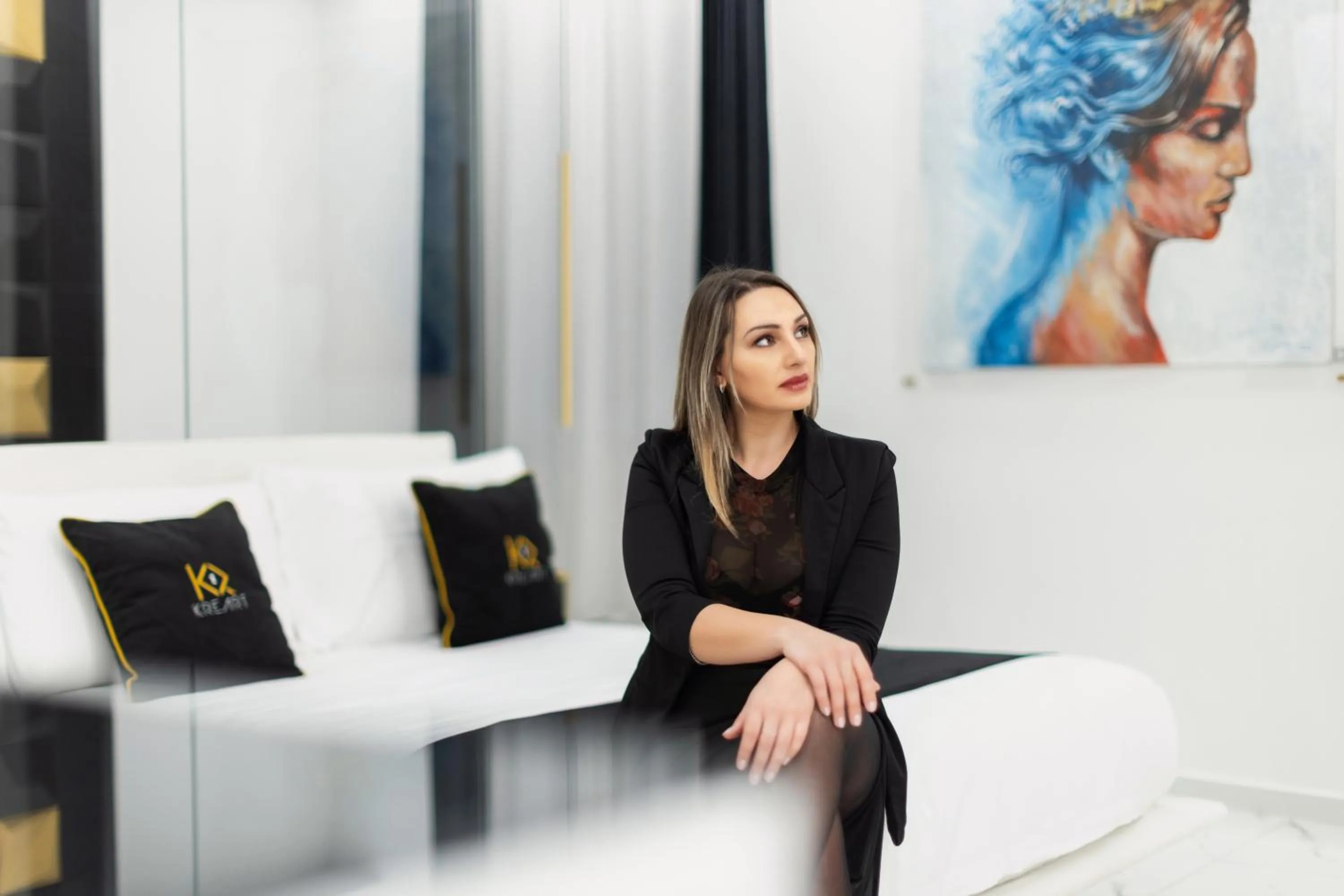 Bed in Kreart Suite & Rooms B&B