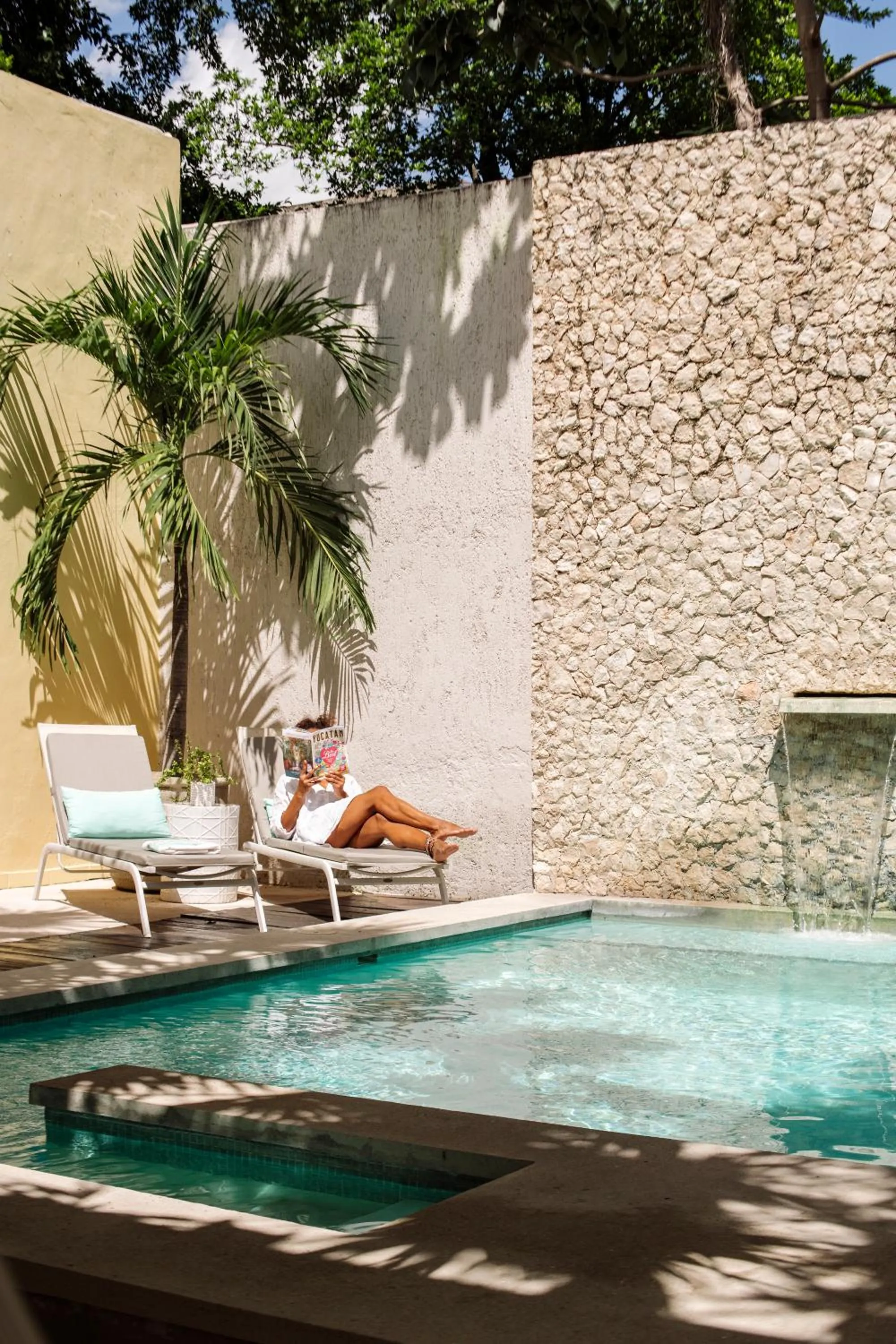 Pool view in The Diplomat Boutique Hotel