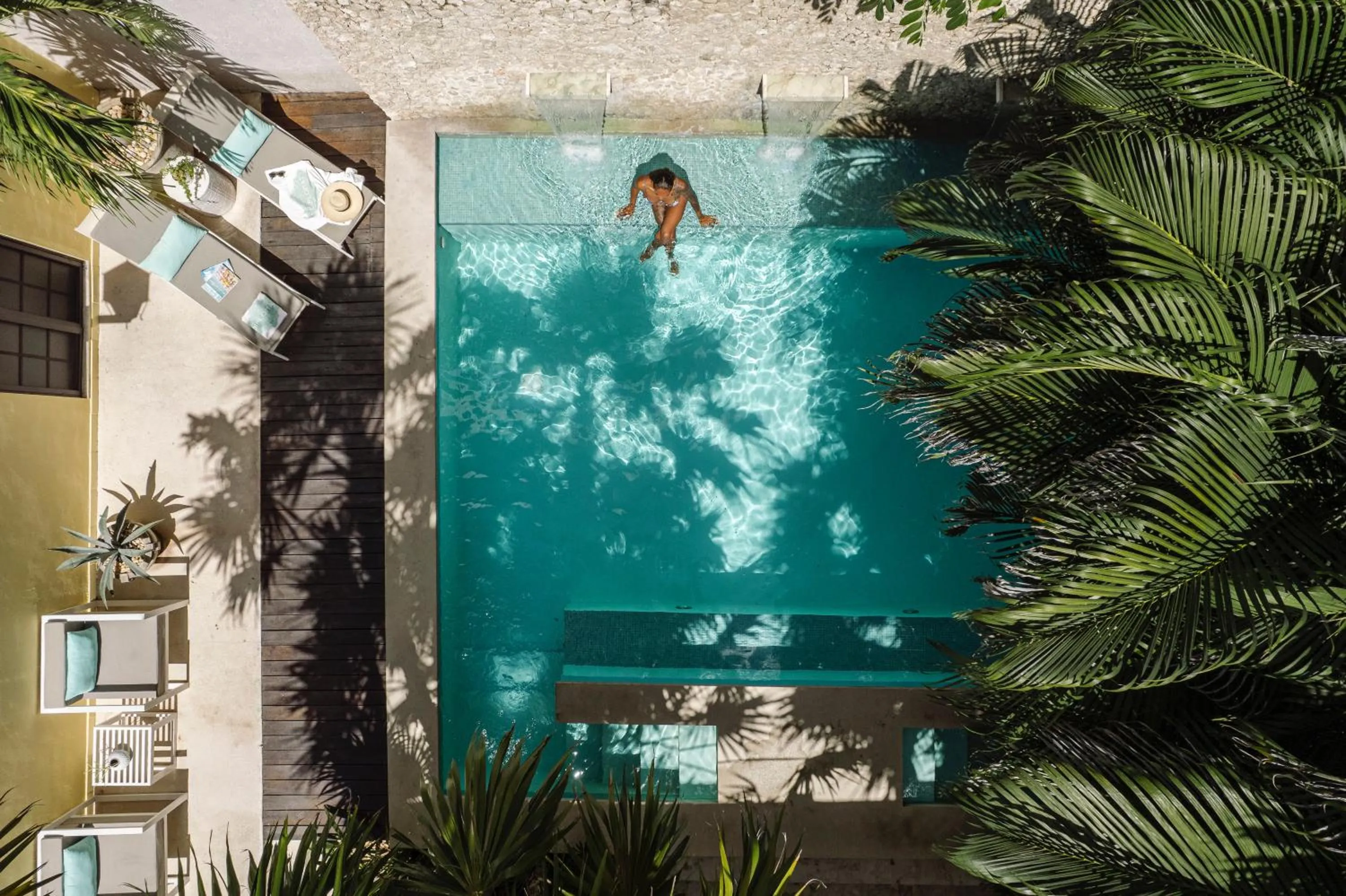 Swimming pool in The Diplomat Boutique Hotel