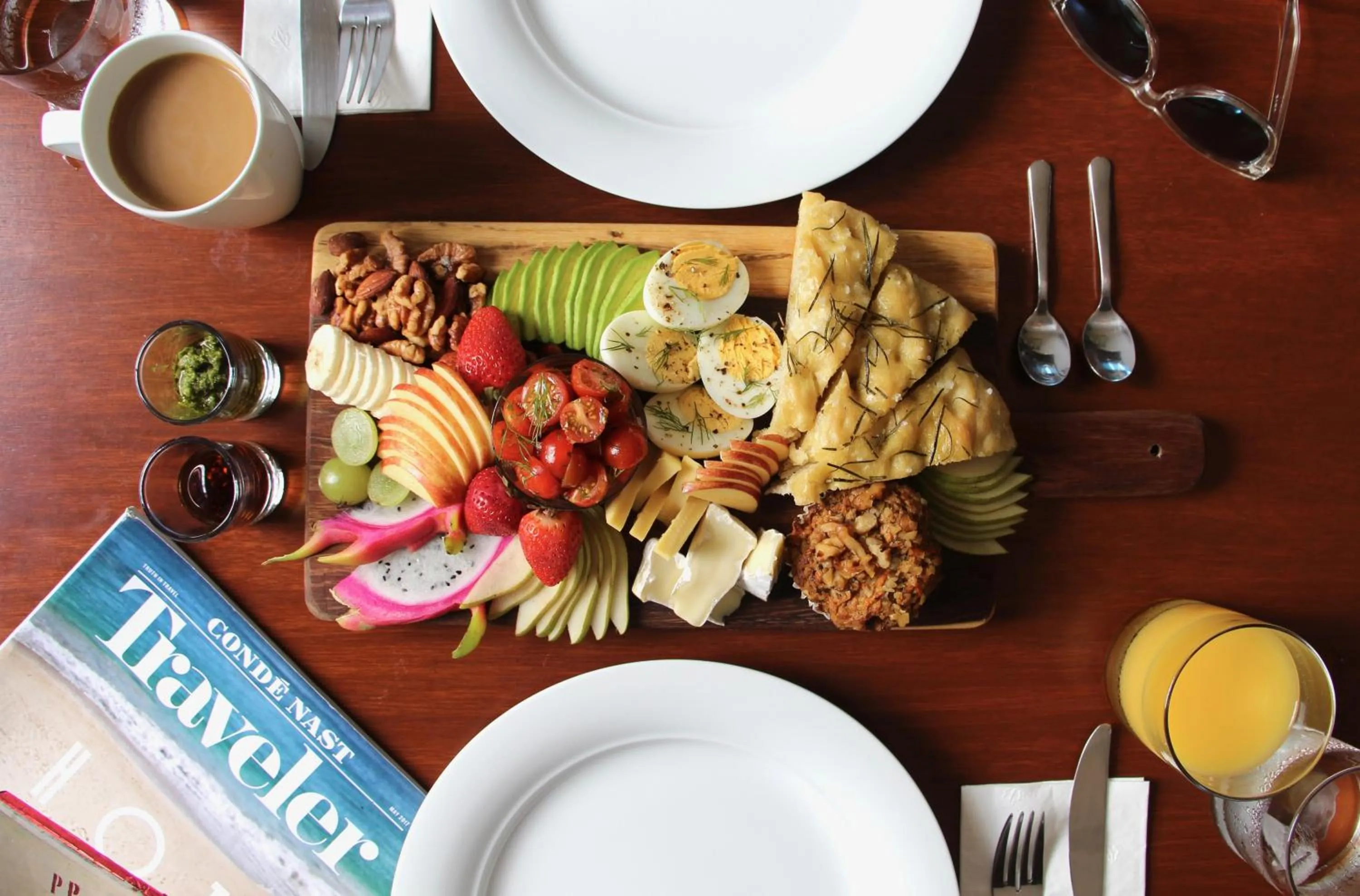 Food and drinks in The Diplomat Boutique Hotel