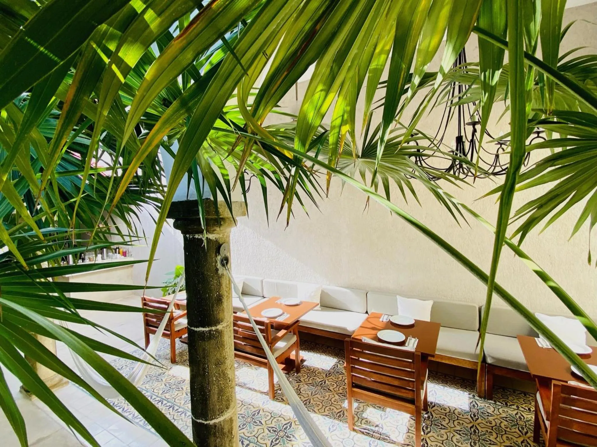Dining area in The Diplomat Boutique Hotel
