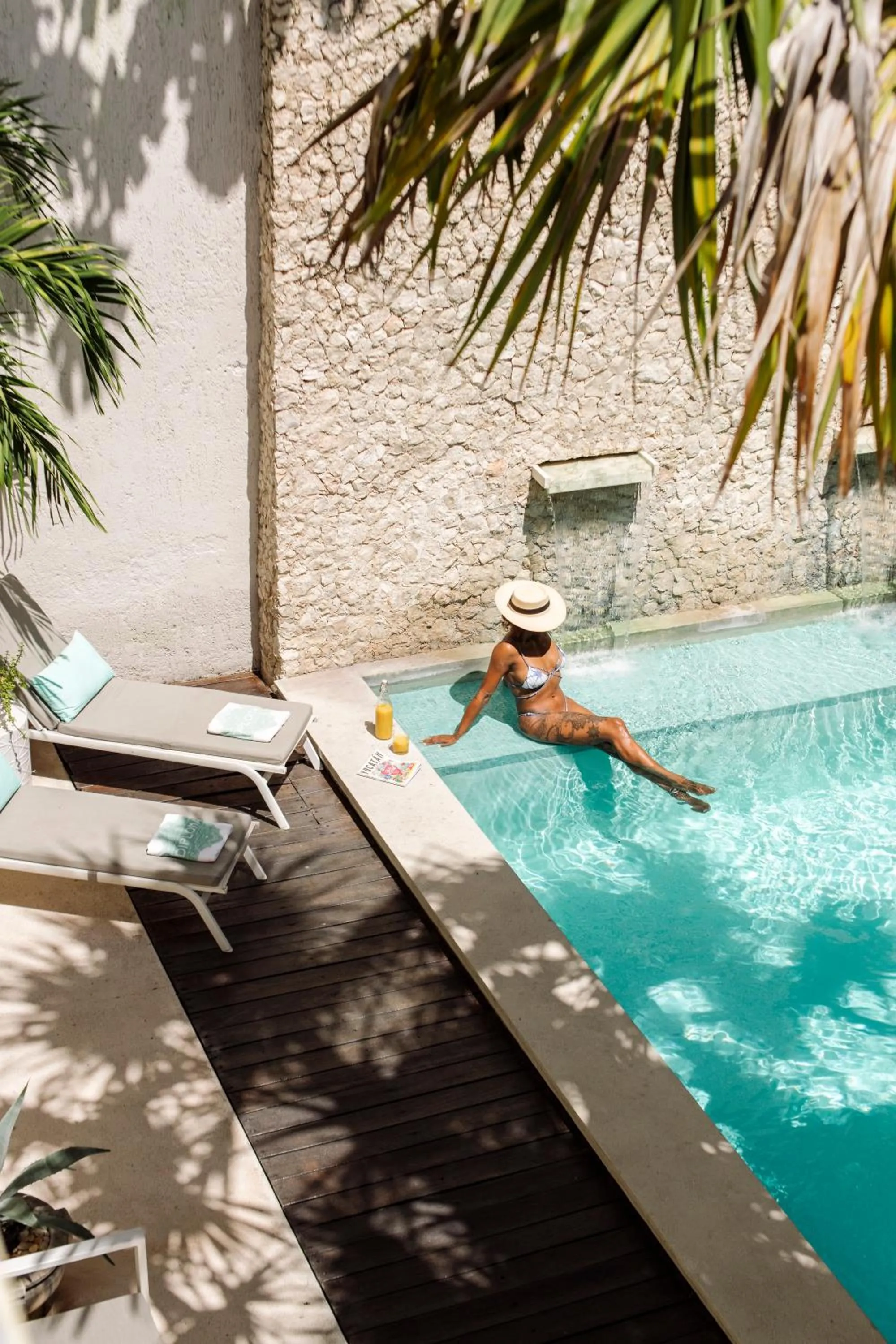Swimming pool in The Diplomat Boutique Hotel