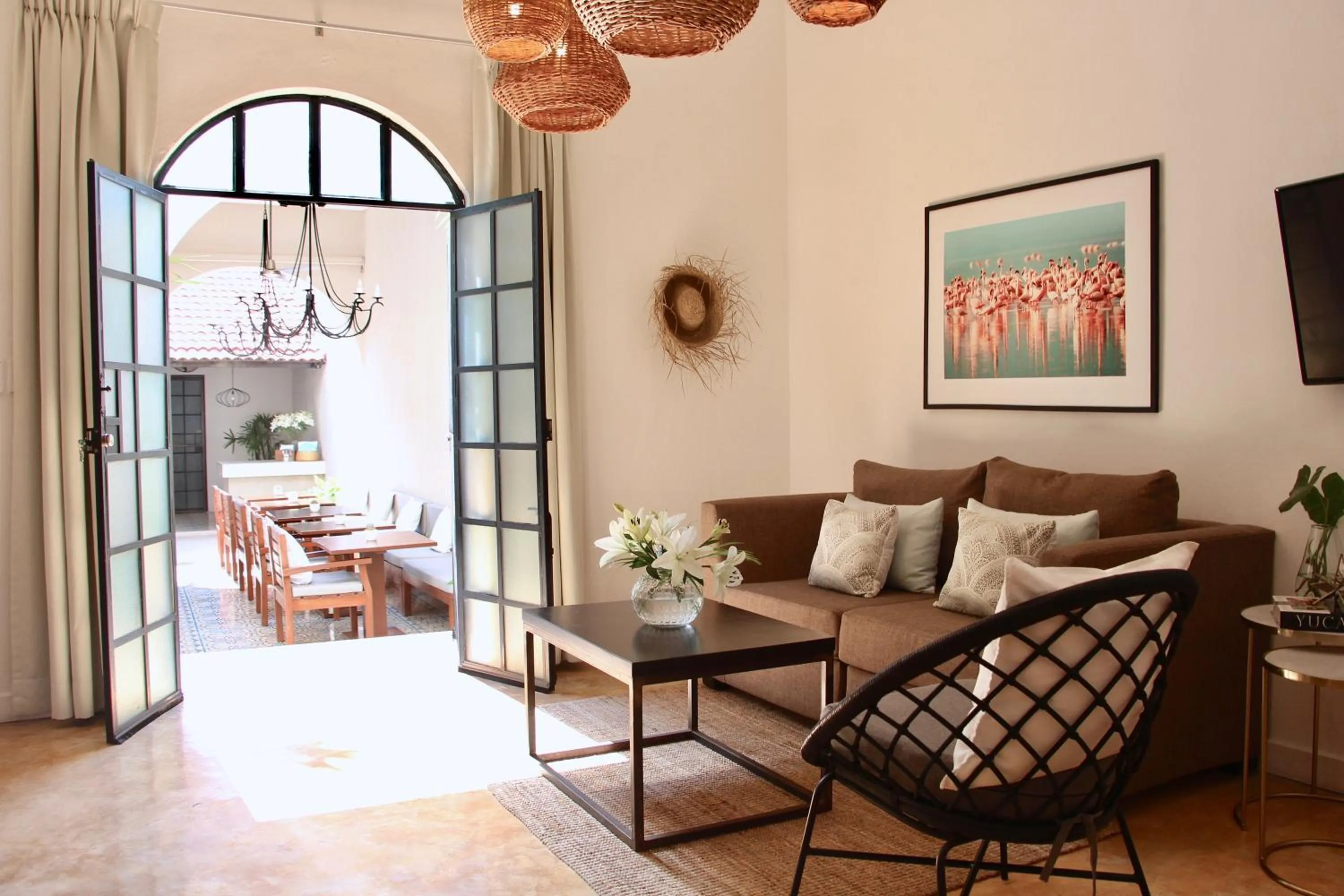 Living room in The Diplomat Boutique Hotel