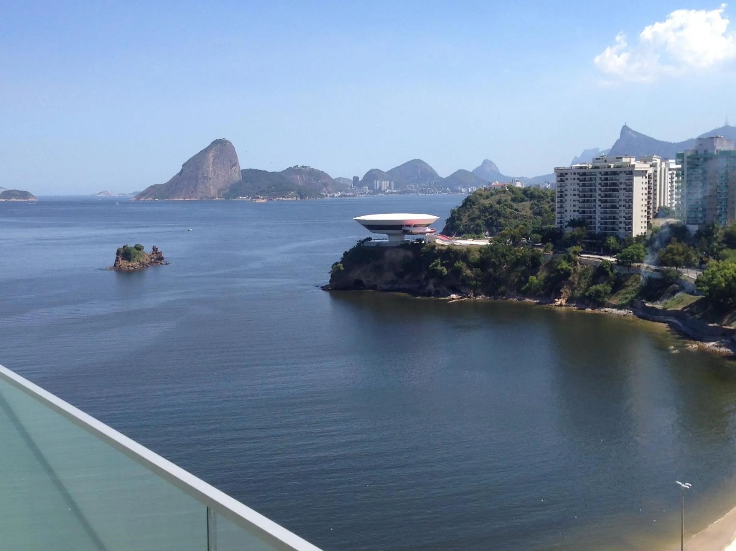 Bird's eye view in H Niteroi Hotel