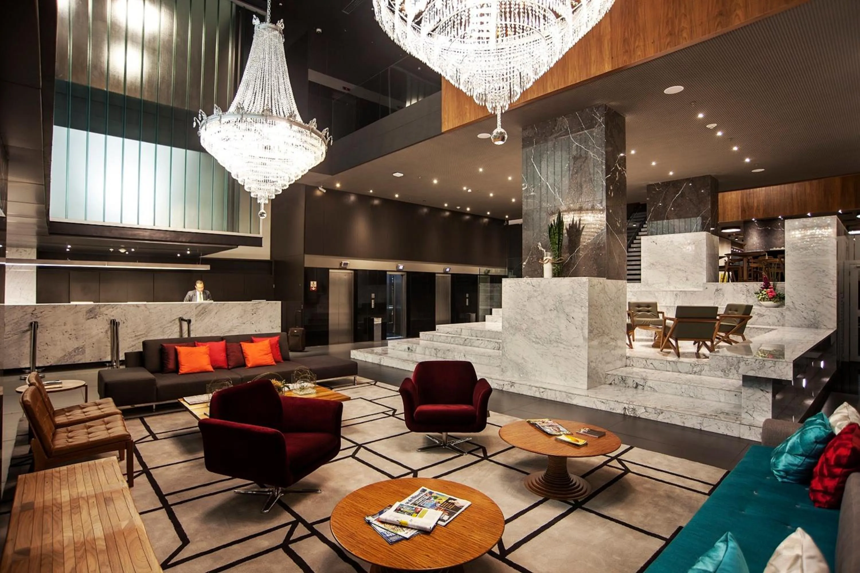 Lobby or reception in H Niteroi Hotel