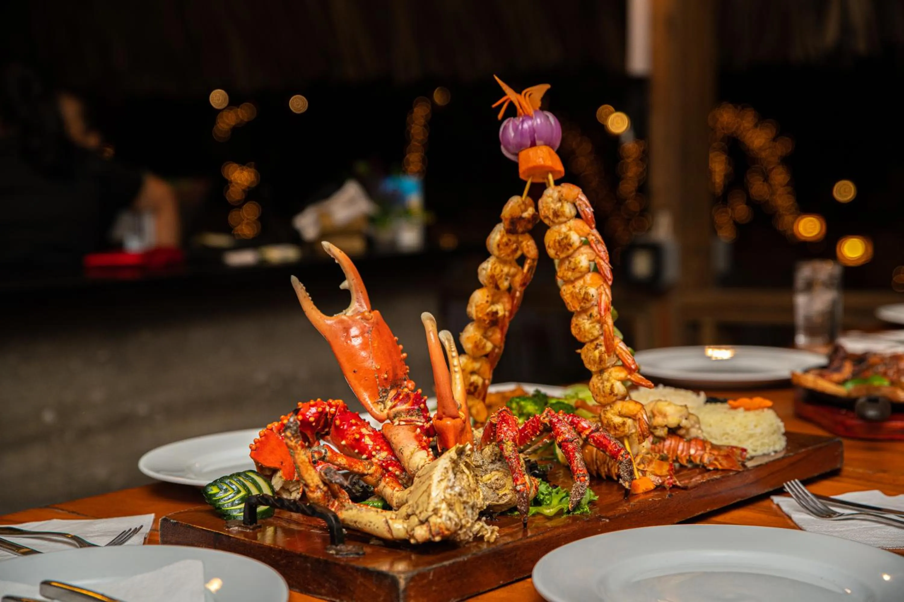 Food in Paradise Beach Hotel & Resort