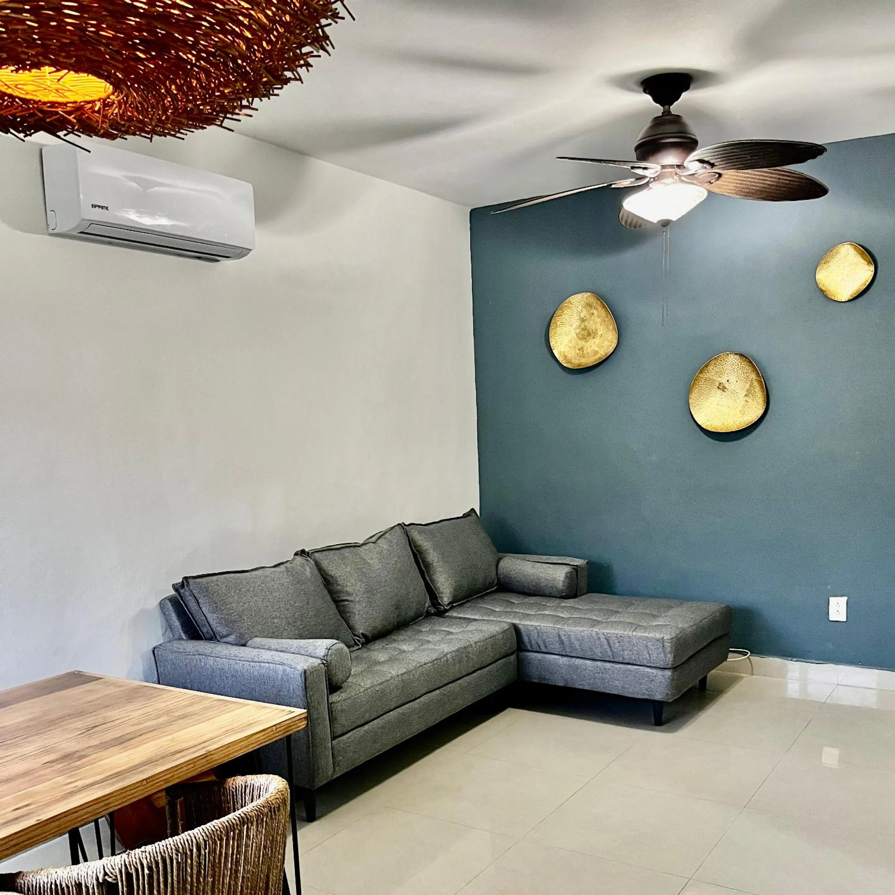 Living room in Condominio en ZH Cancun