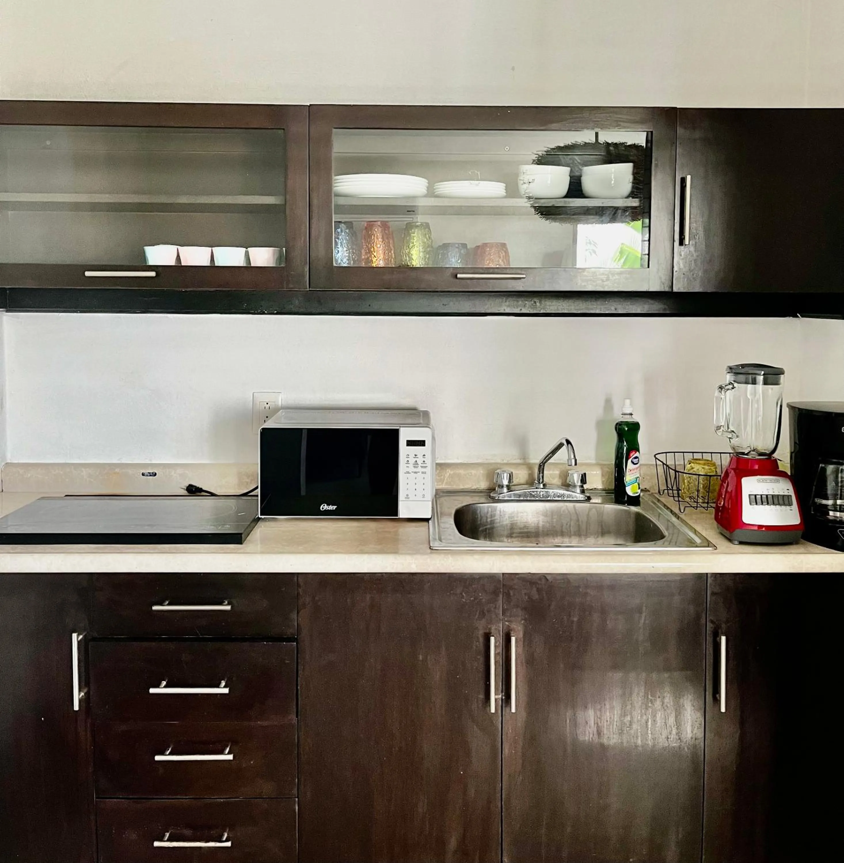 Kitchen or kitchenette in Condominio en ZH Cancun