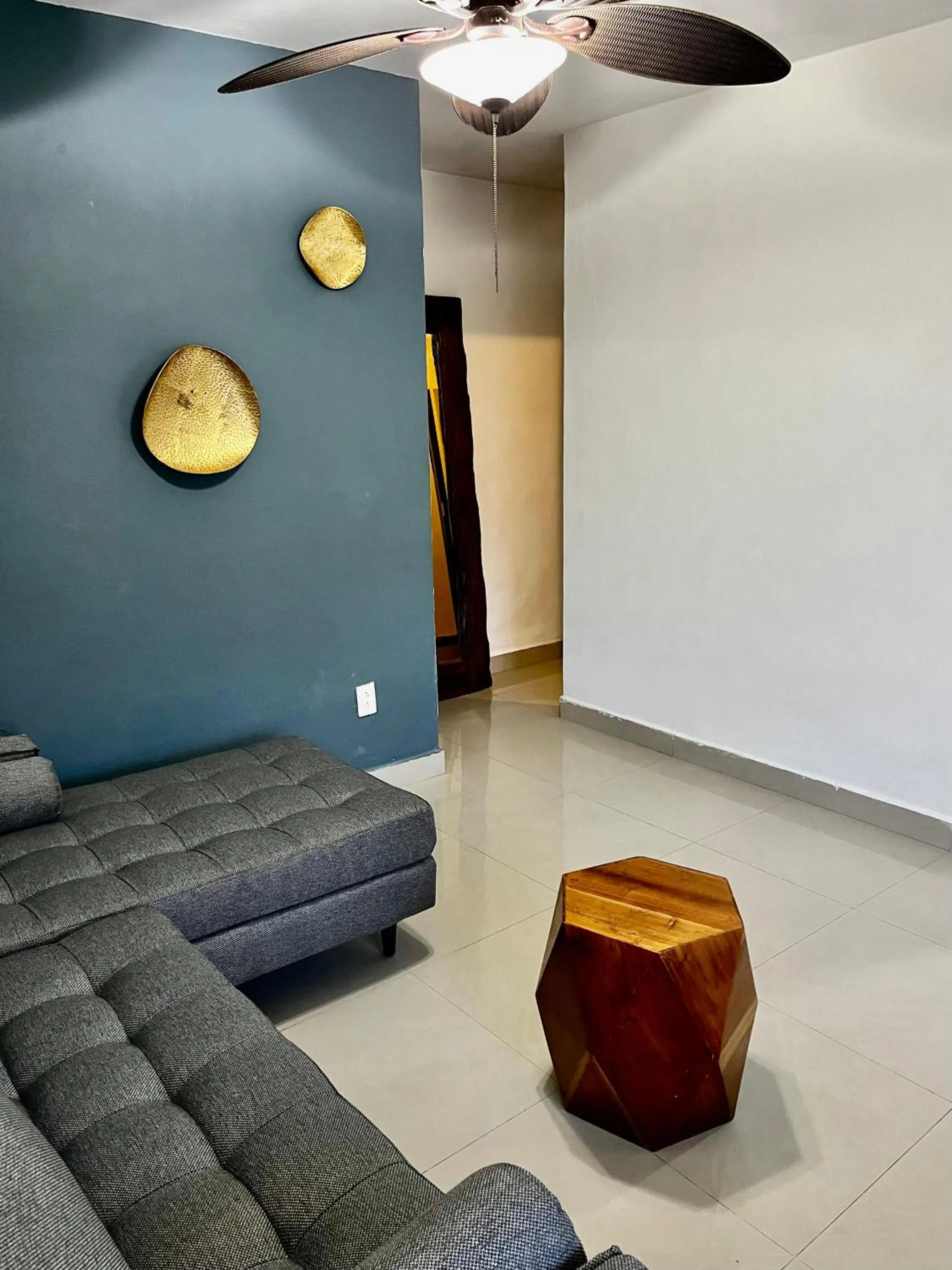 Living room in Condominio en ZH Cancun