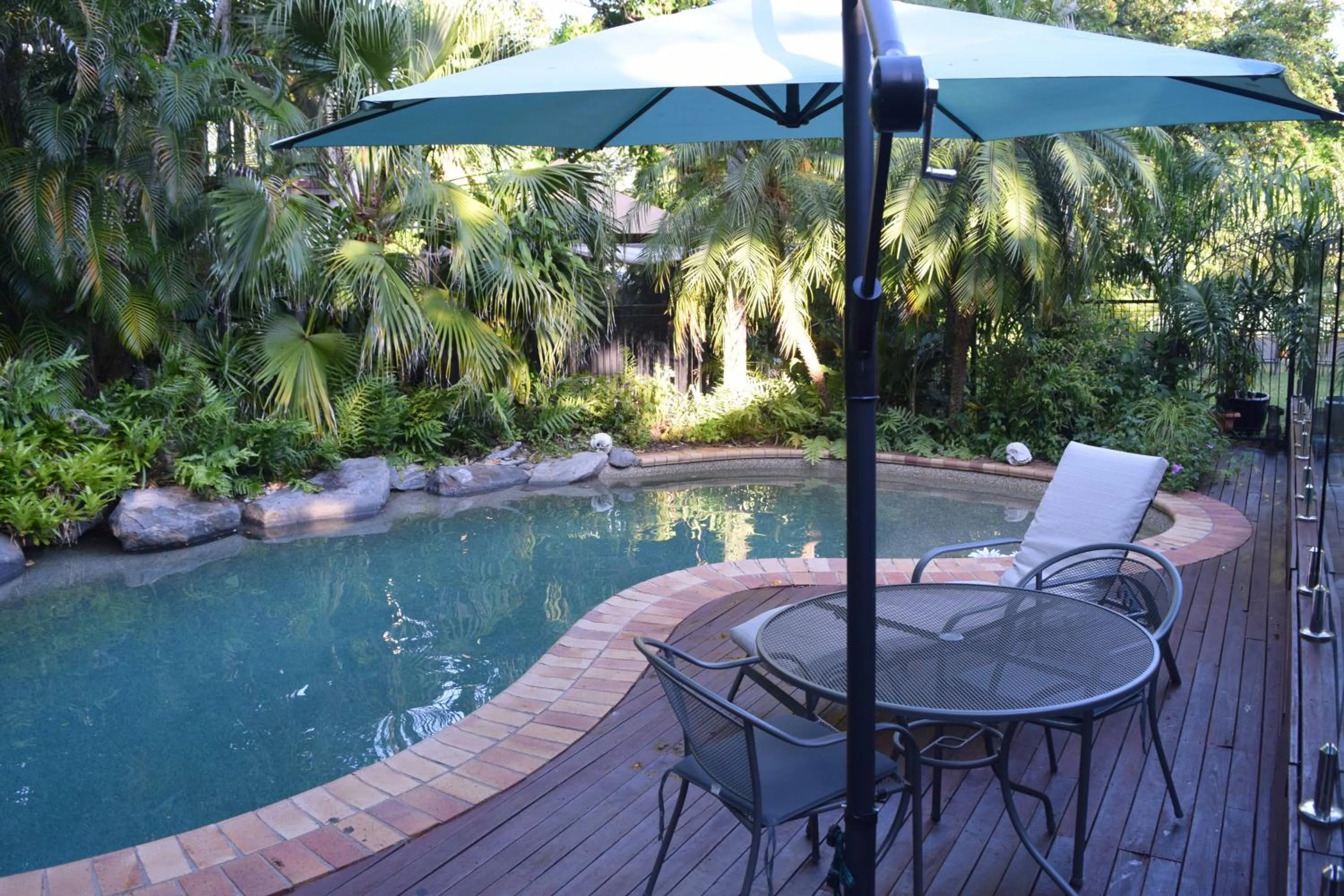 Pool view in South Pacific Bed & Breakfast