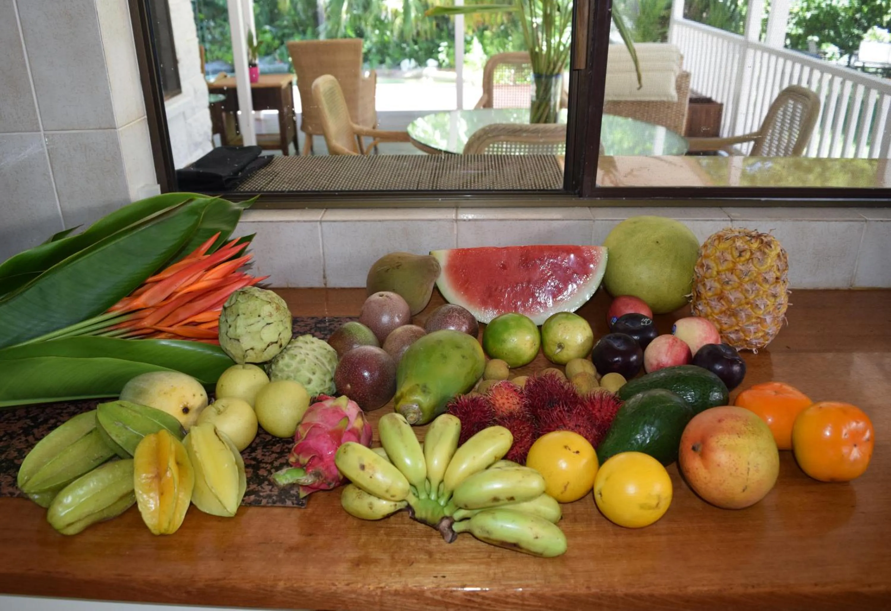 Food close-up in South Pacific Bed & Breakfast