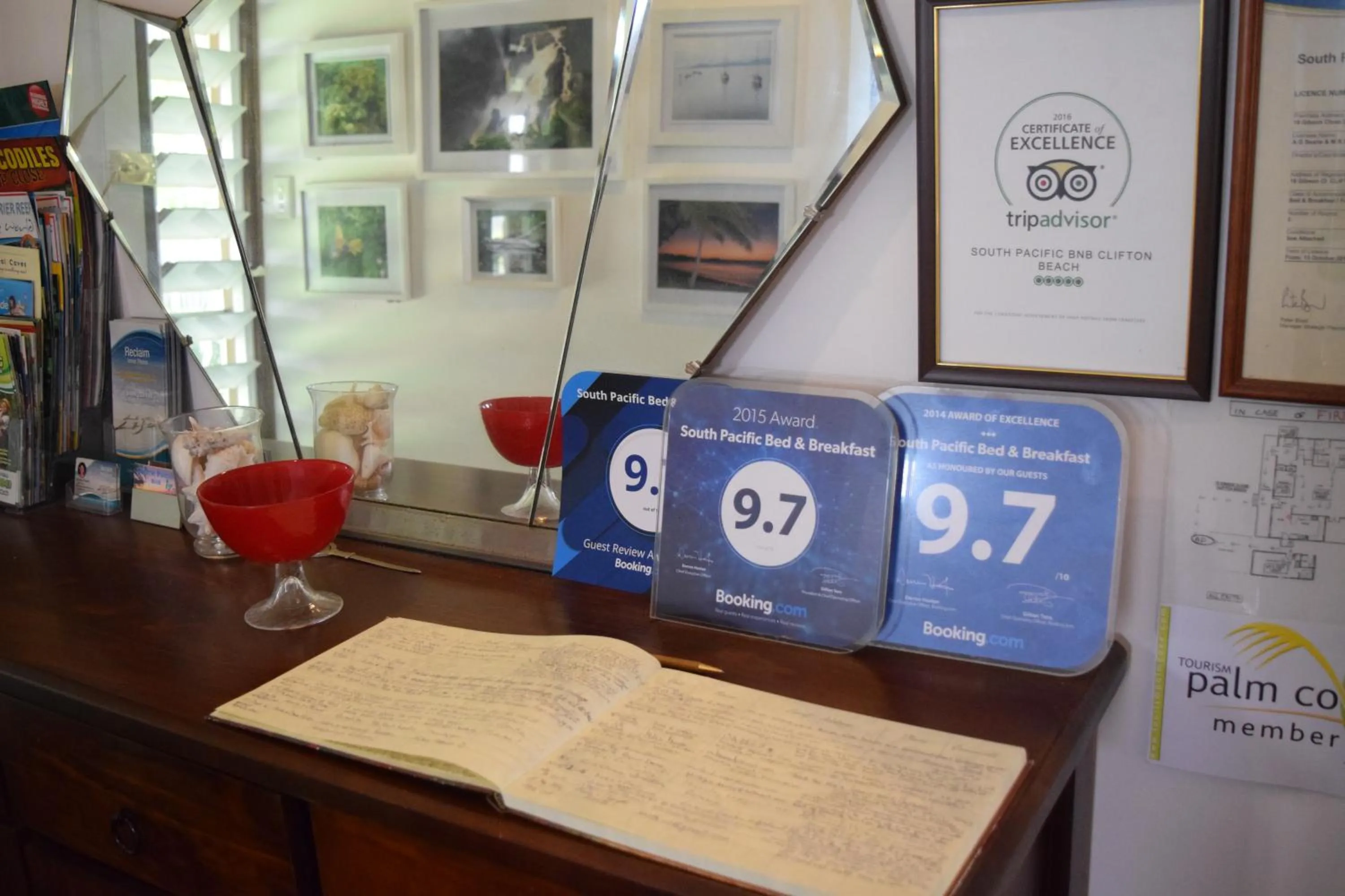 Location in South Pacific Bed & Breakfast