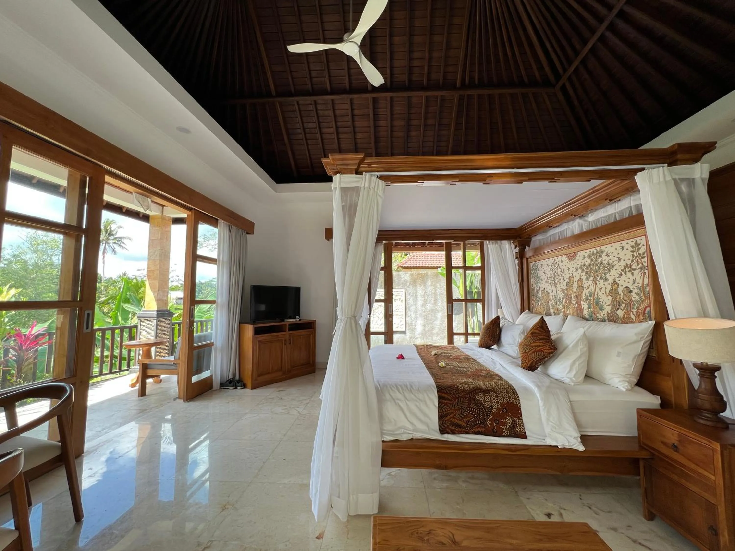 Bedroom, Bed in Danakha Villa Ubud