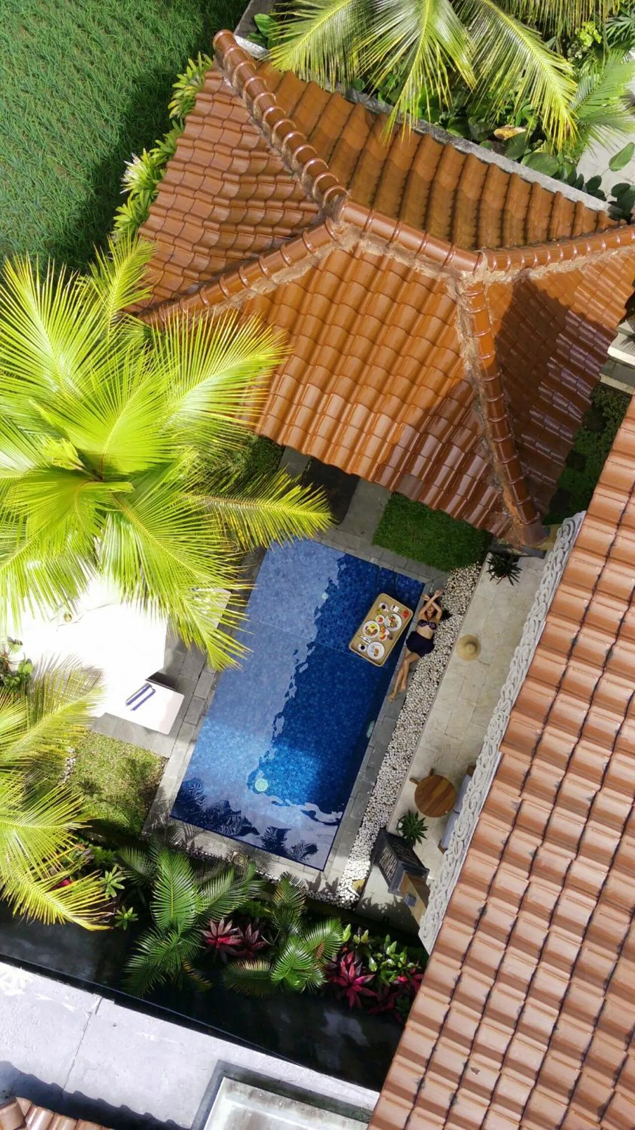 Bird's eye view in Danakha Villa Ubud