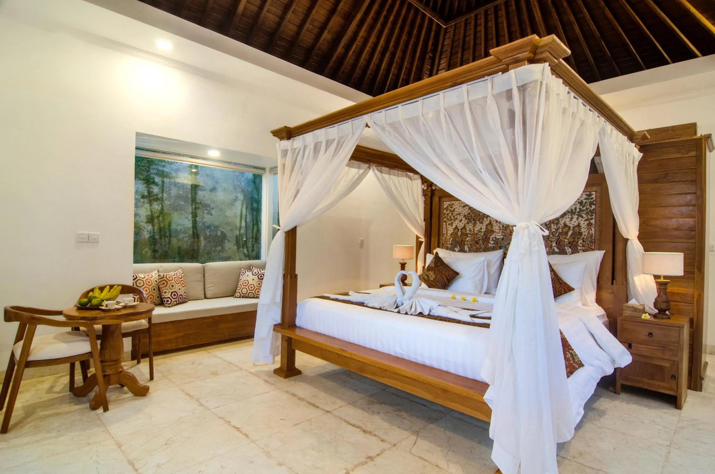 Bed in Danakha Villa Ubud