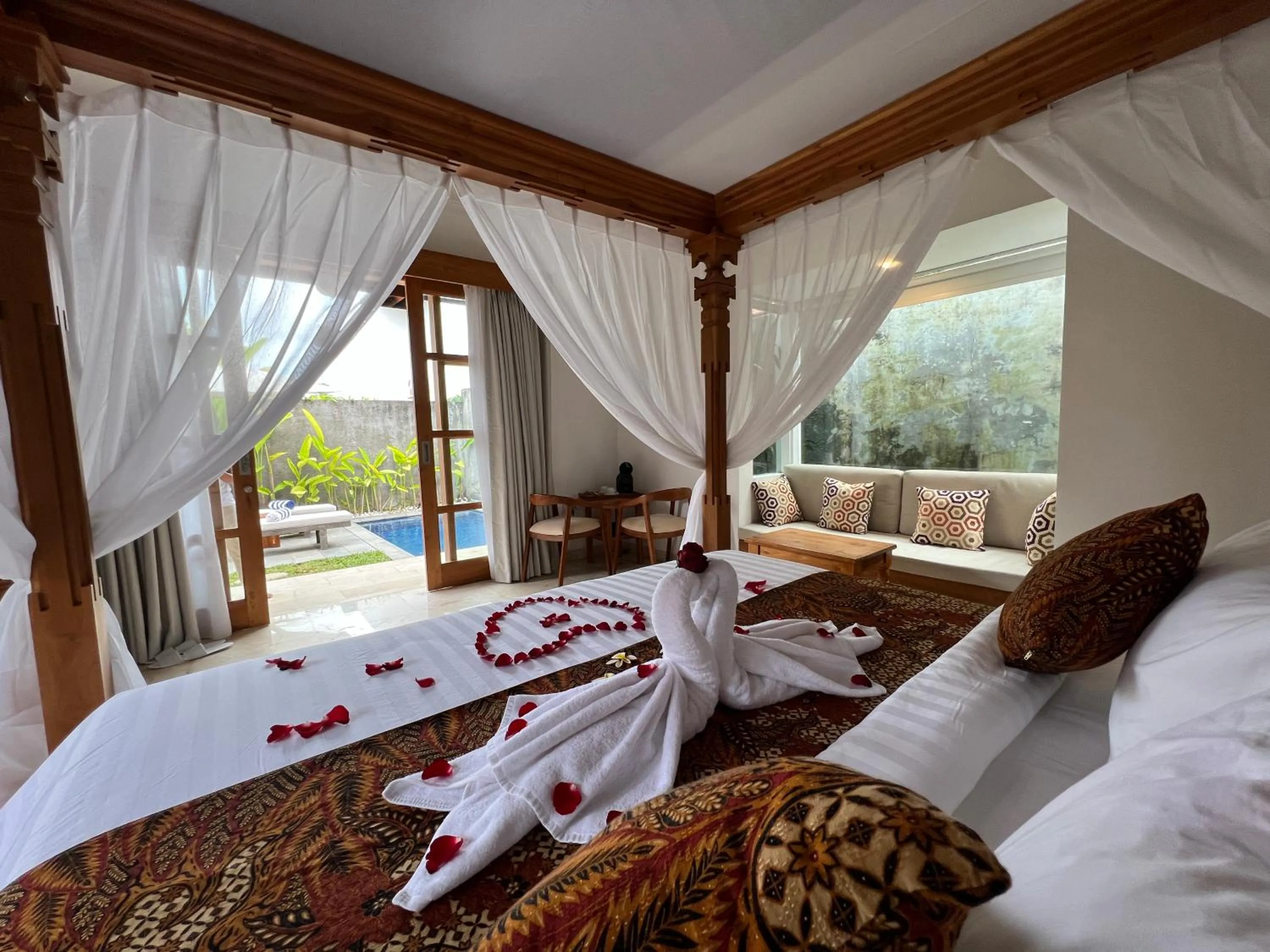 Bedroom, Bed in Danakha Villa Ubud