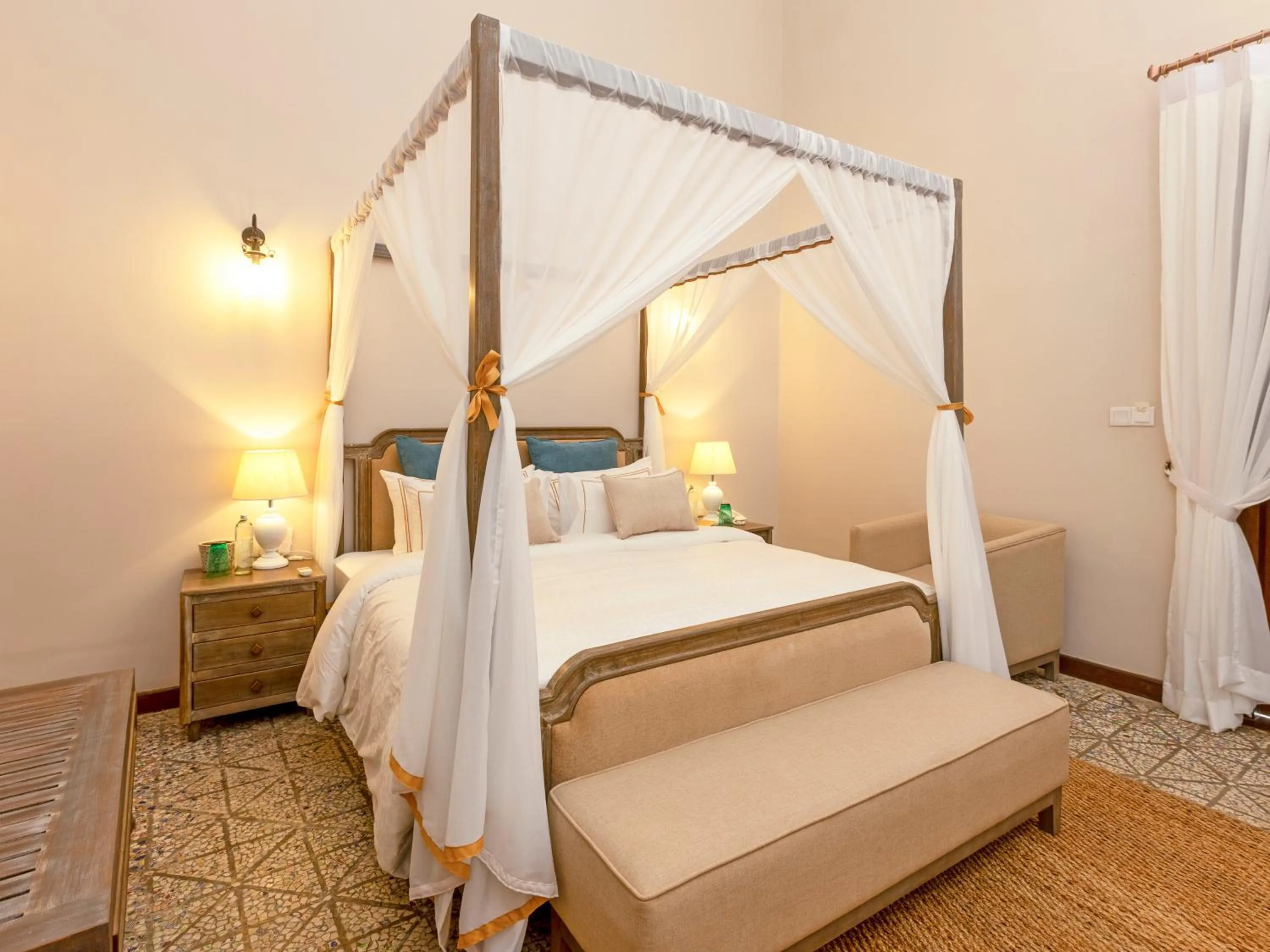 Bed in Heritage Boutique by Seven Angels