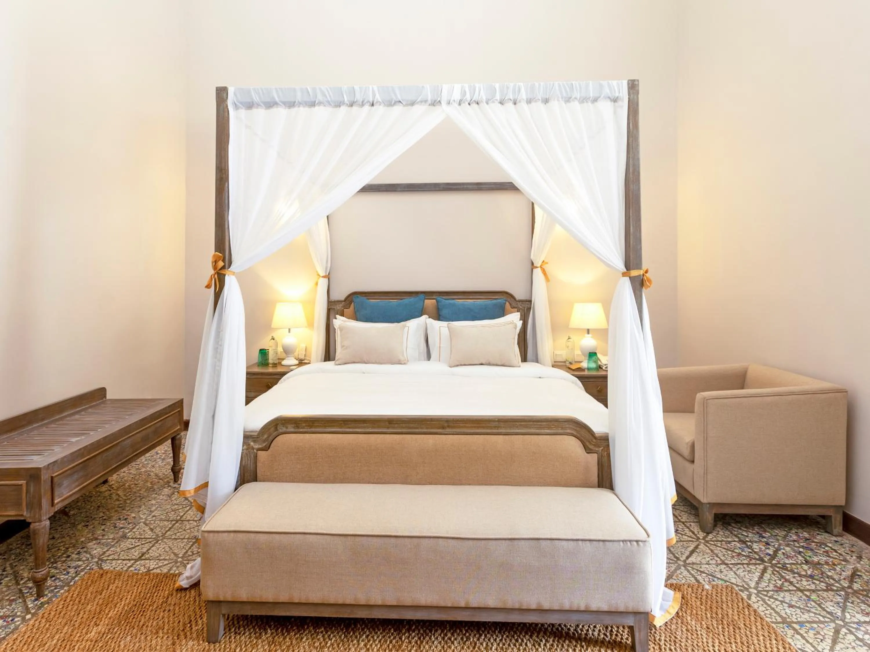 Bed in Heritage Boutique by Seven Angels