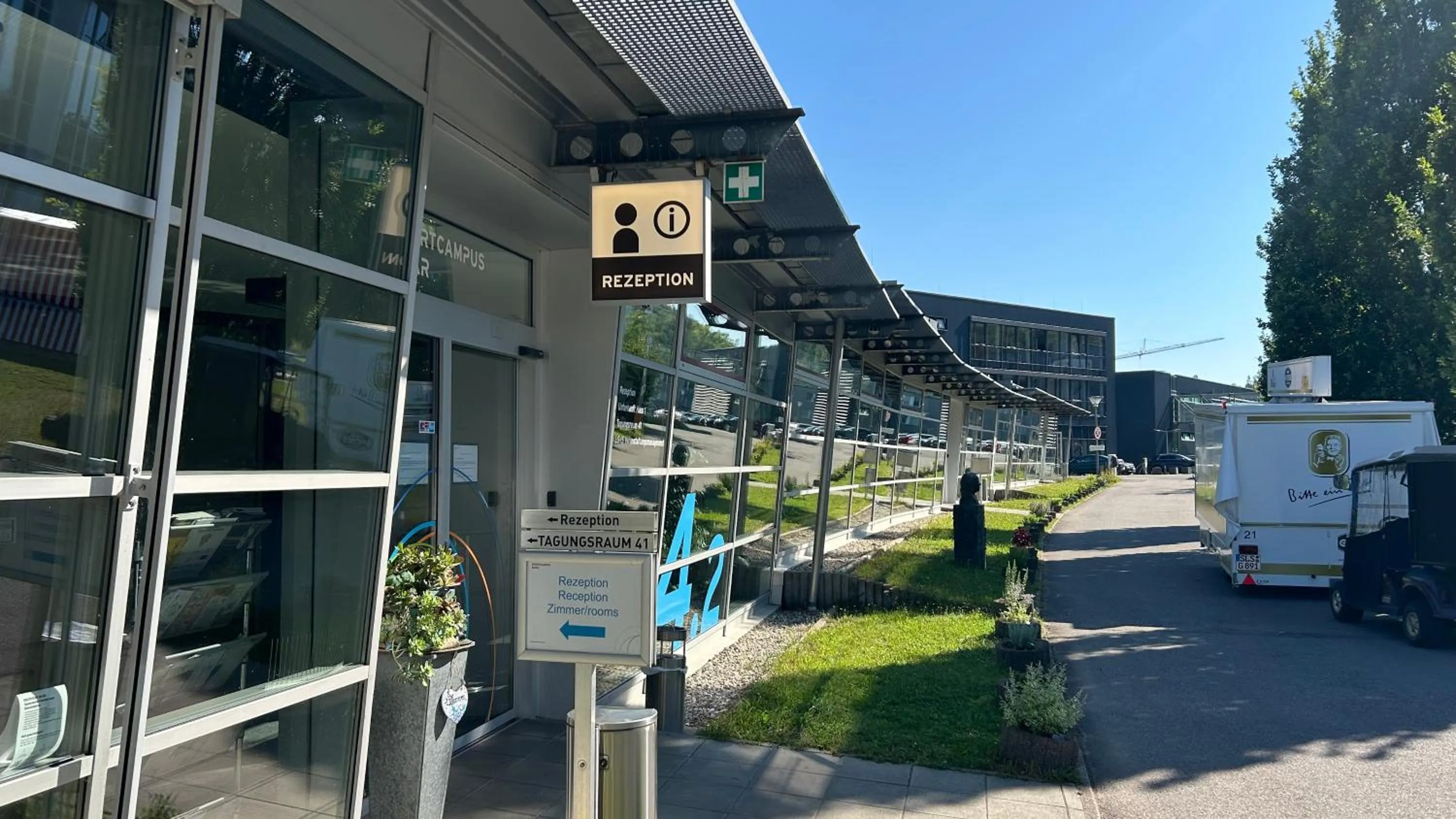 Property building in Hermann Neuberger Sportschule