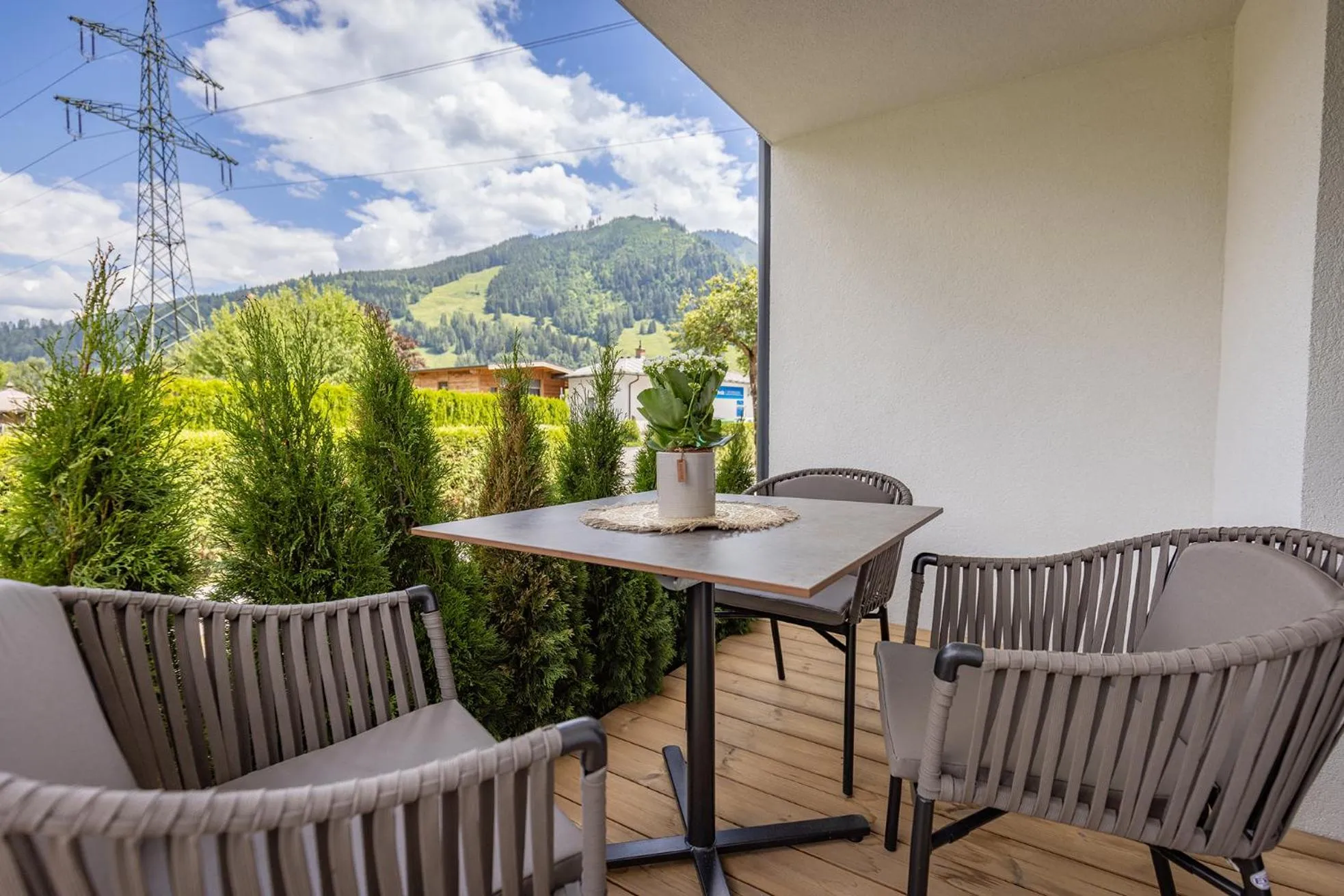 Patio in Lenni´s Apartments