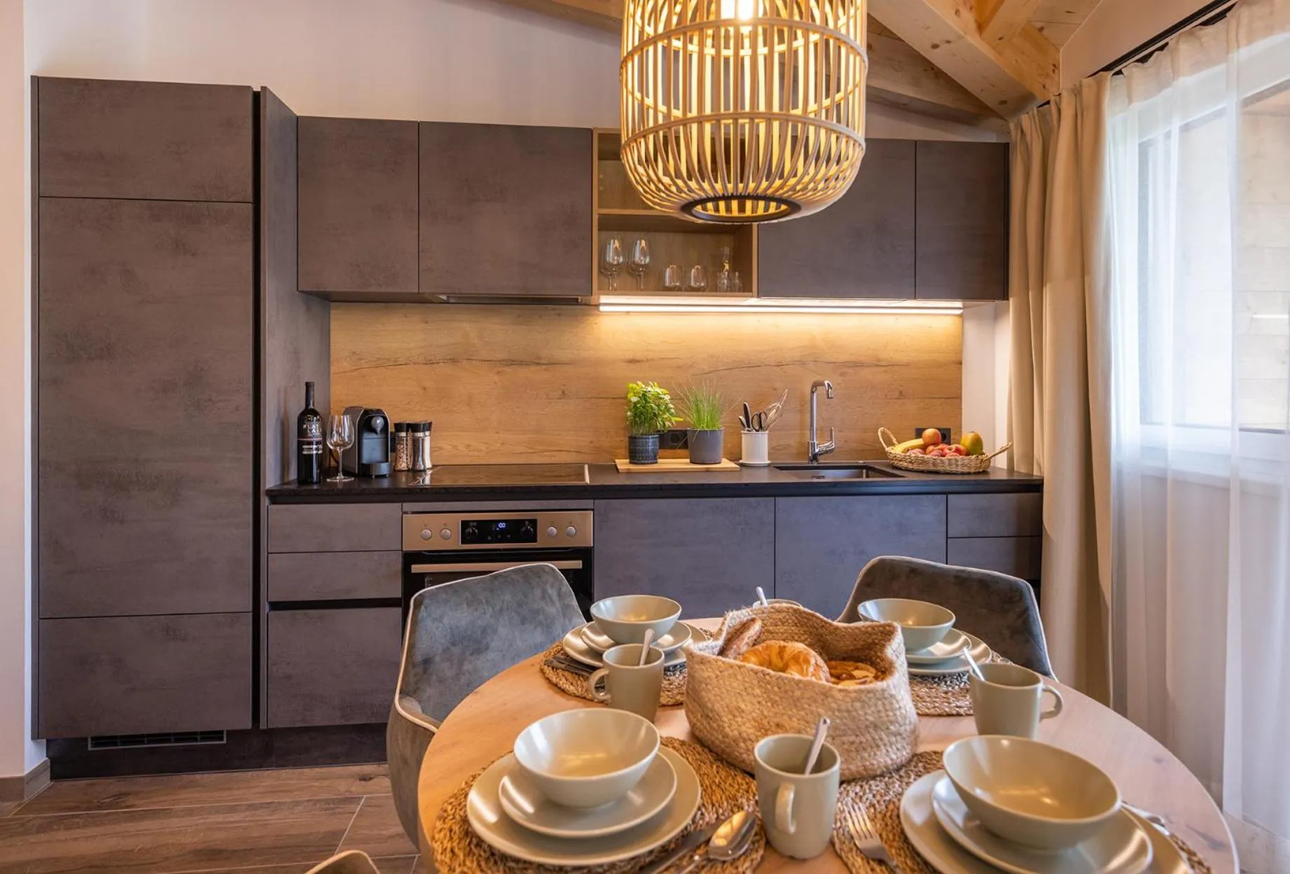 Kitchen or kitchenette in Lenni´s Apartments