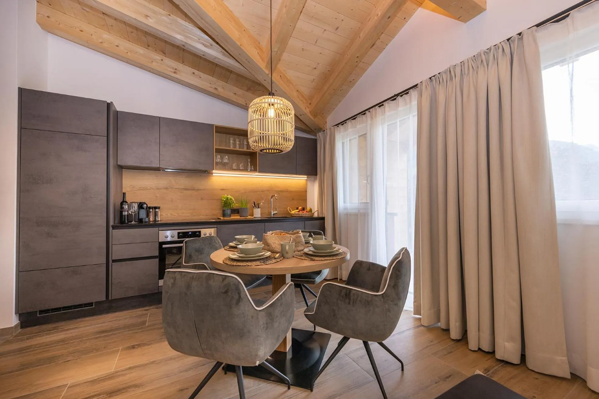 Kitchen or kitchenette in Lenni´s Apartments